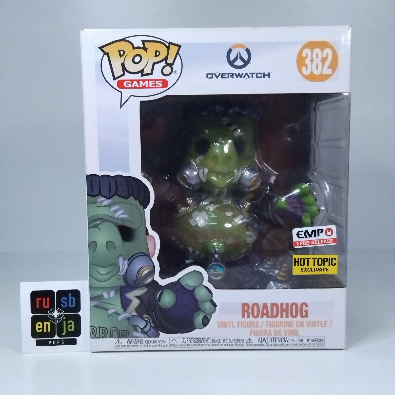 Funko Pop! Games Overwatch Roadhog 6" Inch Hot Topic Exclusive #382