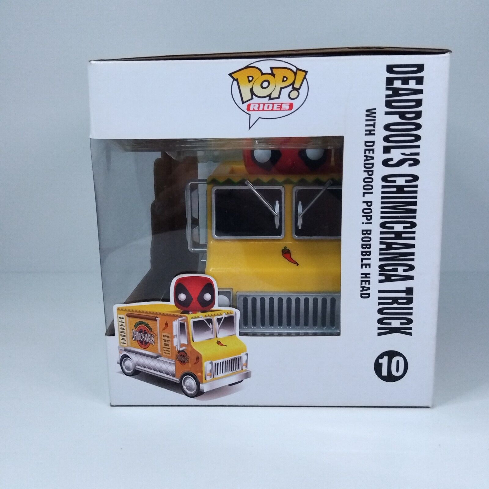 Funko Pop! Marvel Rides Deadpool's Chimichanga Truck Yellow #10