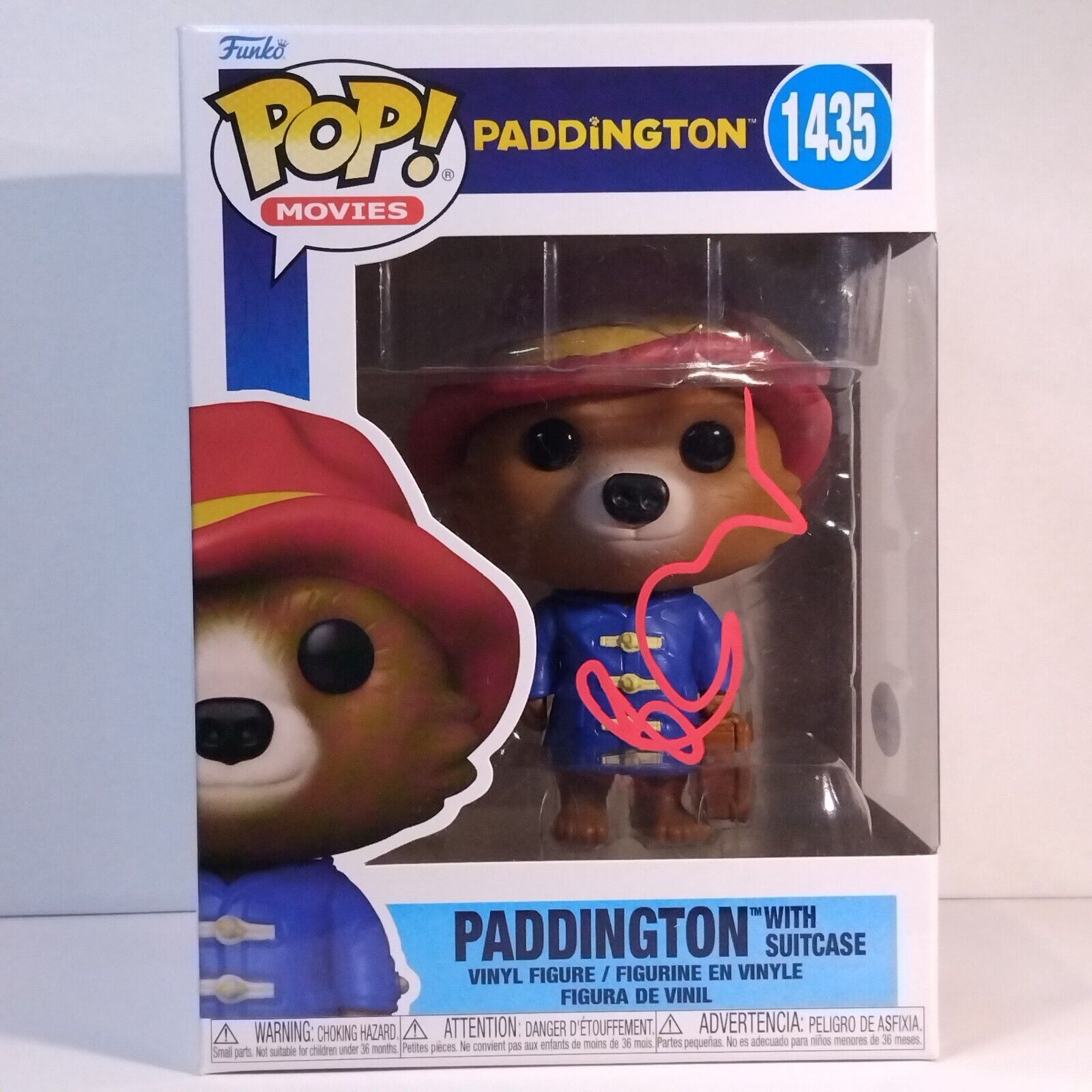 Funko Pop! Movies Paddington Signed Ben Whishaw COA #1435 WS