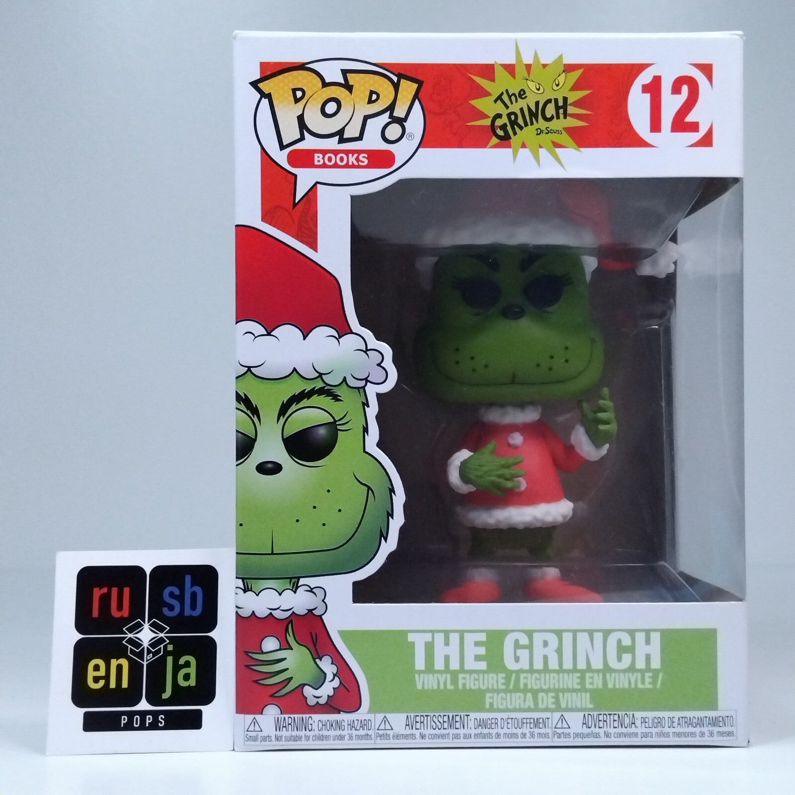 Funko Pop! Books Movies The Grinch #12 BOX DAMAGE