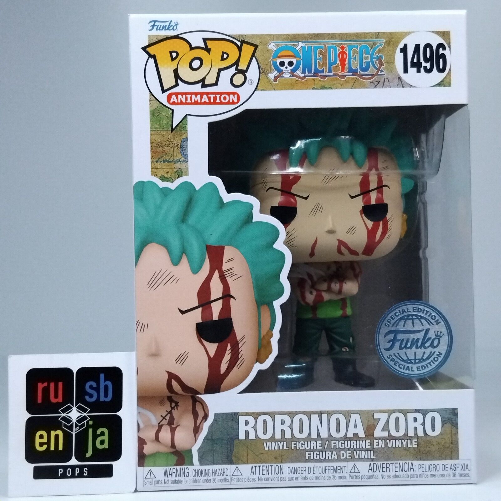 Funko Pop! Anime One Piece Roronoa Zoro Special Edition #1496