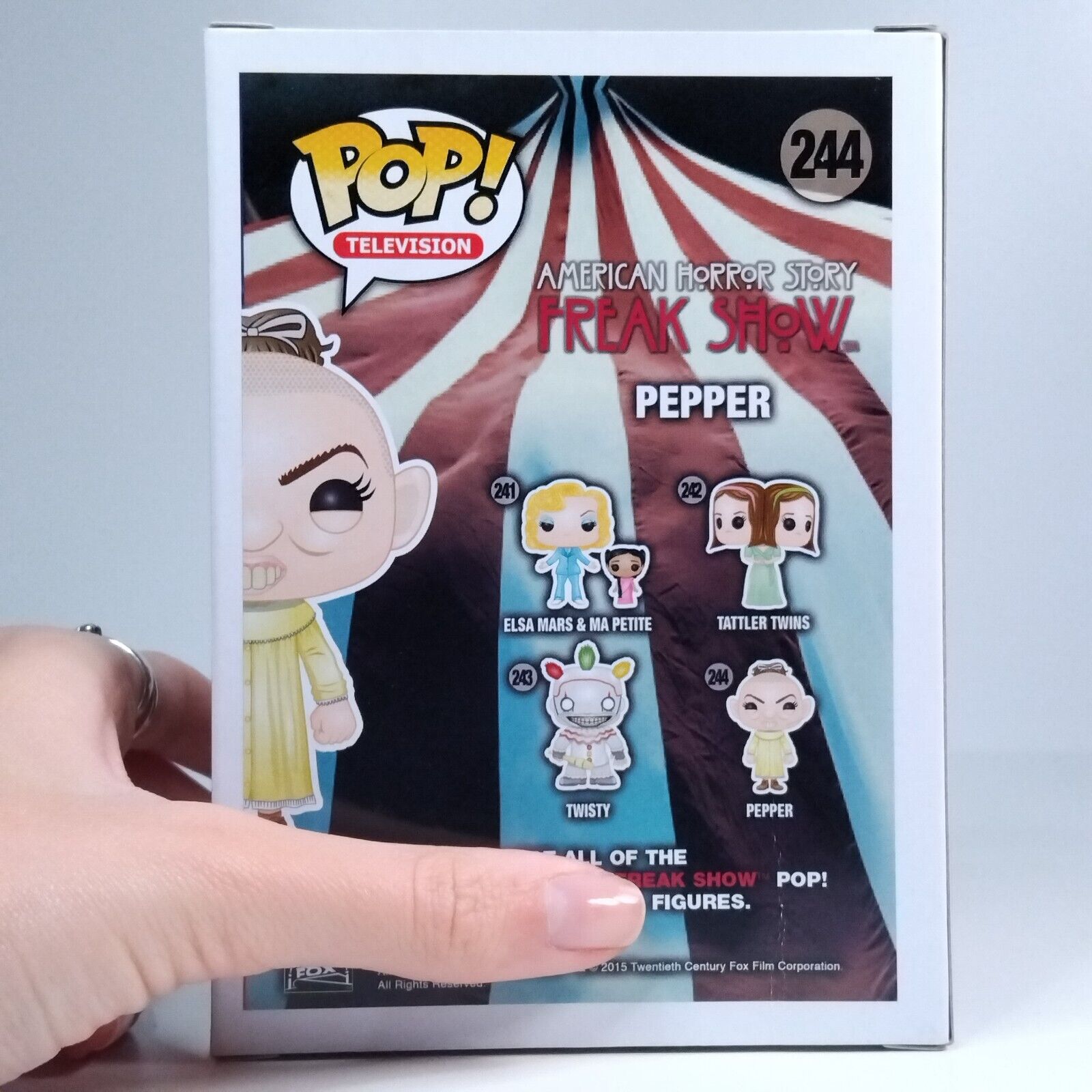 Funko Pop! TV American Horror Story Pepper Signed Naomi Grossman FADED BOX #244