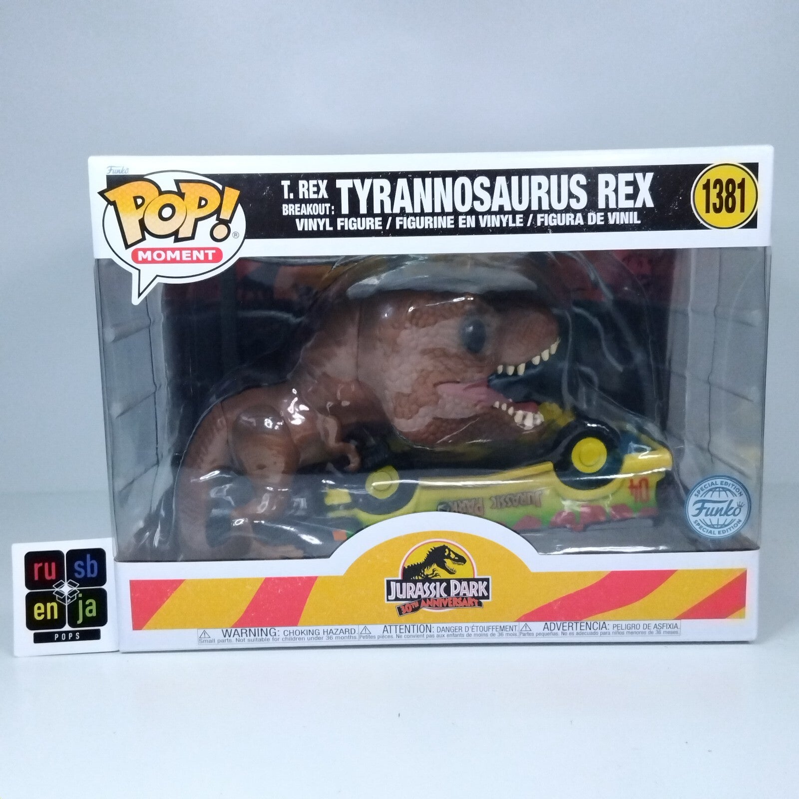 Funko Pop! Movies Jurassic Park T. Rex Breakout Tyrannosaurus Rex #1381