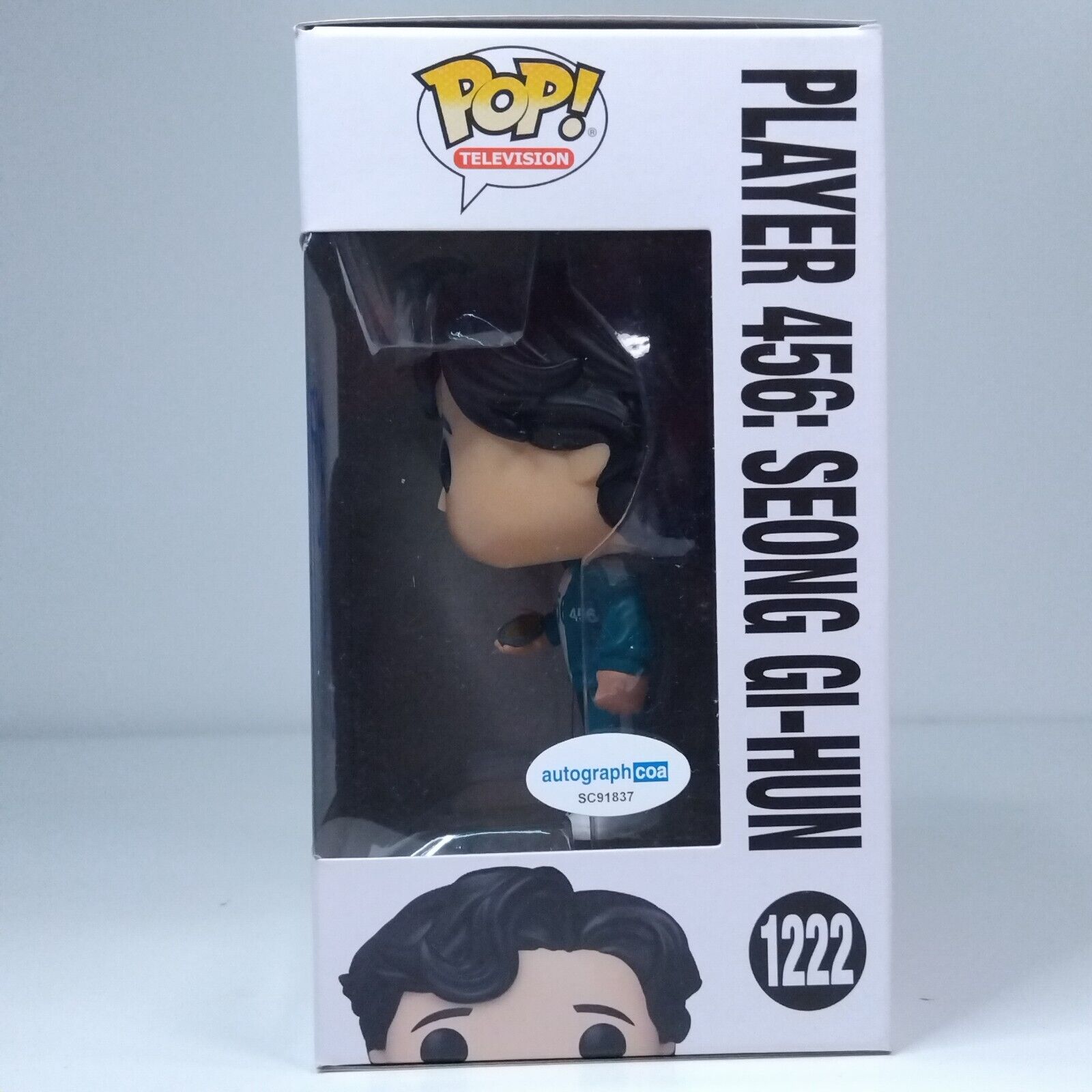 Funko Pop! Squid Games Player 456 Seong Gi-Hun Signed Lee Jung-Jae COA #1222 WS