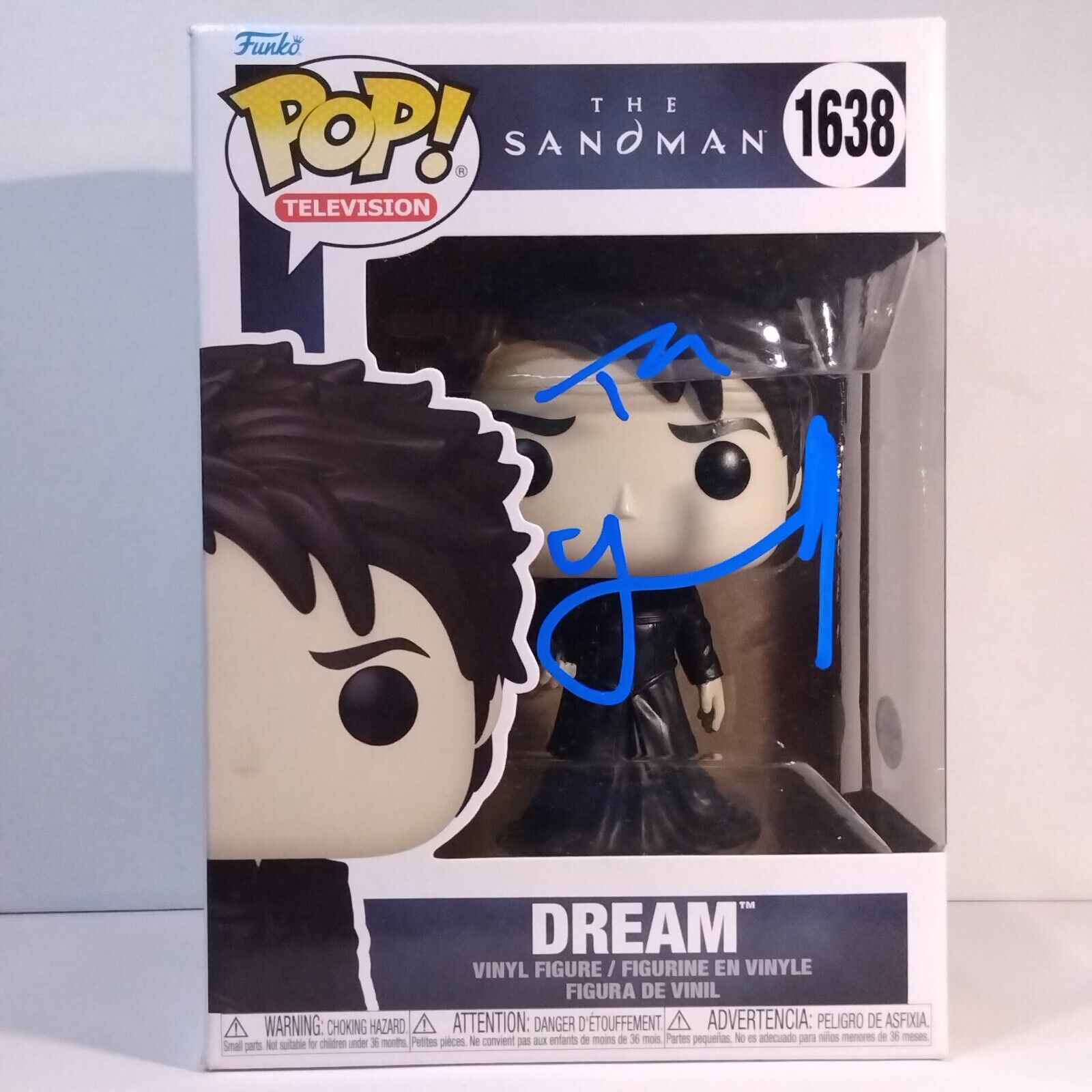 Funko Pop! TV The Sandman Dream Signed Tom Sturridge COA #1638 WS