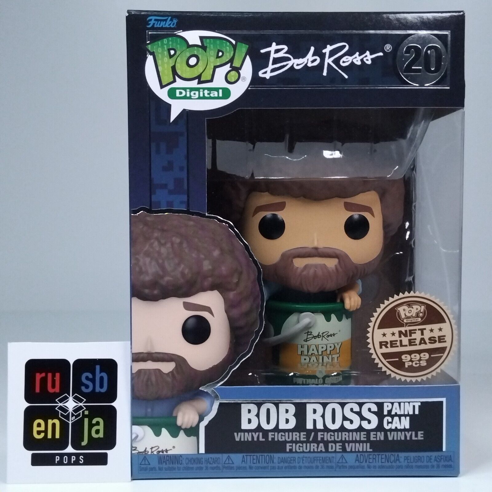 Funko Pop! Digital Artists Bob Ross Paint Can 999 Pcs #20