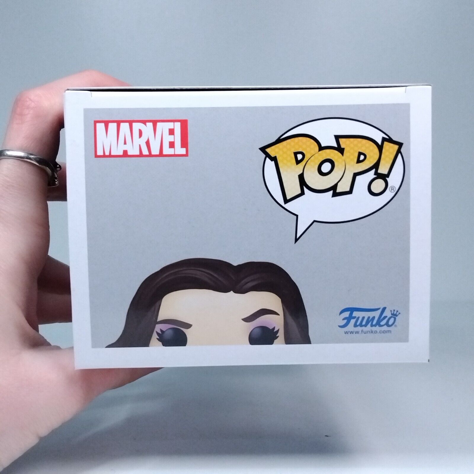 Funko Pop! Marvel Agatha Harkness Signed Kathryn Hahn COA #1471 WS