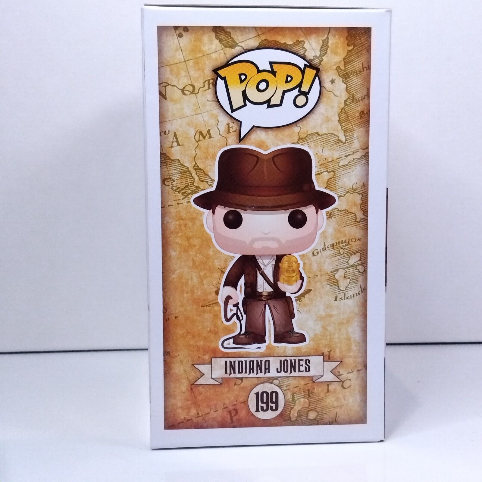 Funko Pop! Movies Indiana Jones with Golden Idol SDCC Limited Edition #199