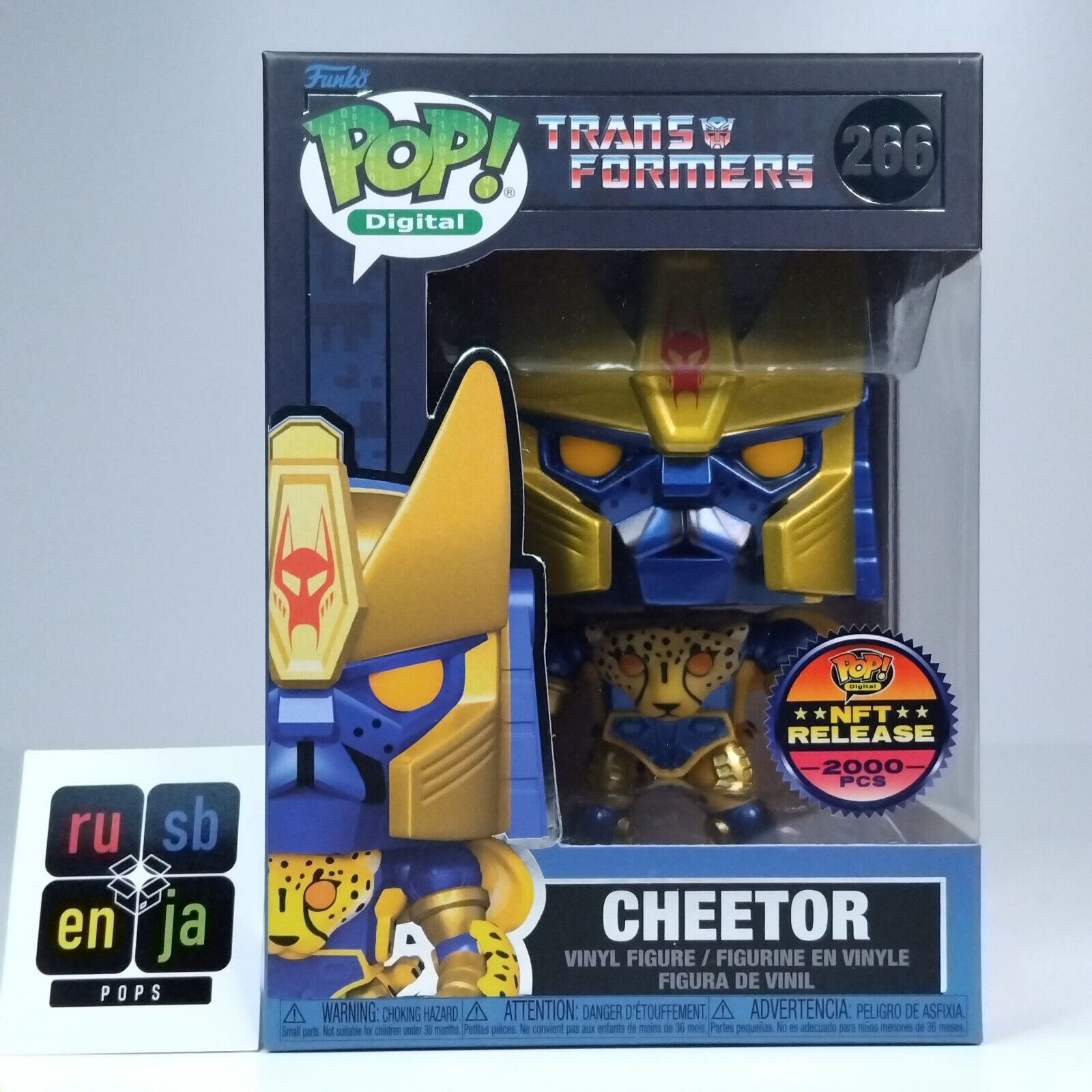 Funko Pop! Digital Retro Toys Transformers Cheetor 2,000 Pcs #266