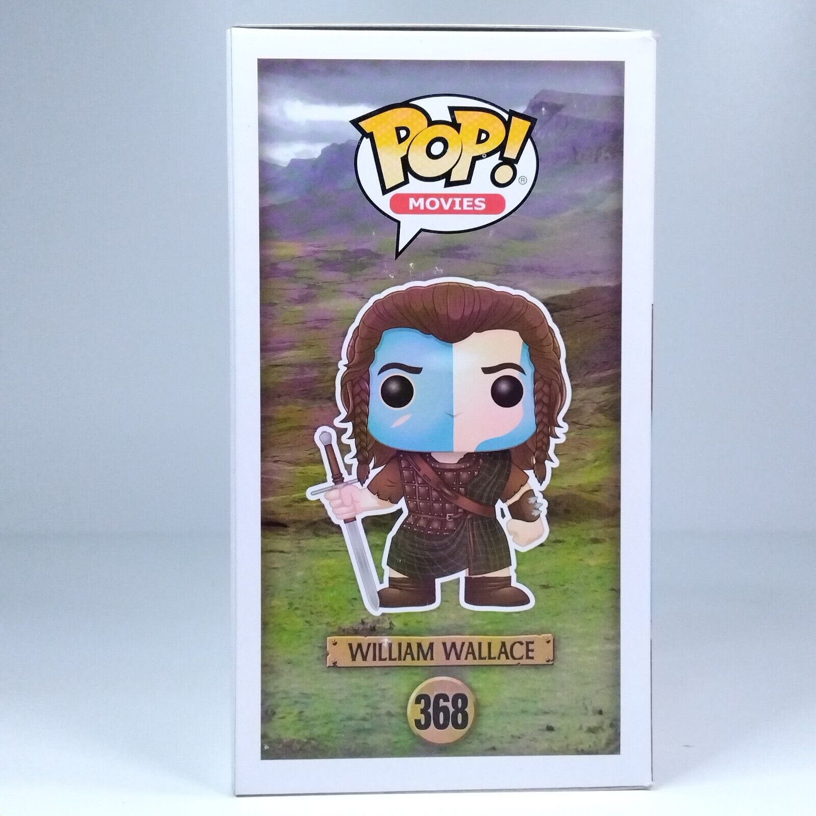 Funko Pop! Movies Braveheart Bloody William Wallace Signed Mel Gibson COA #368