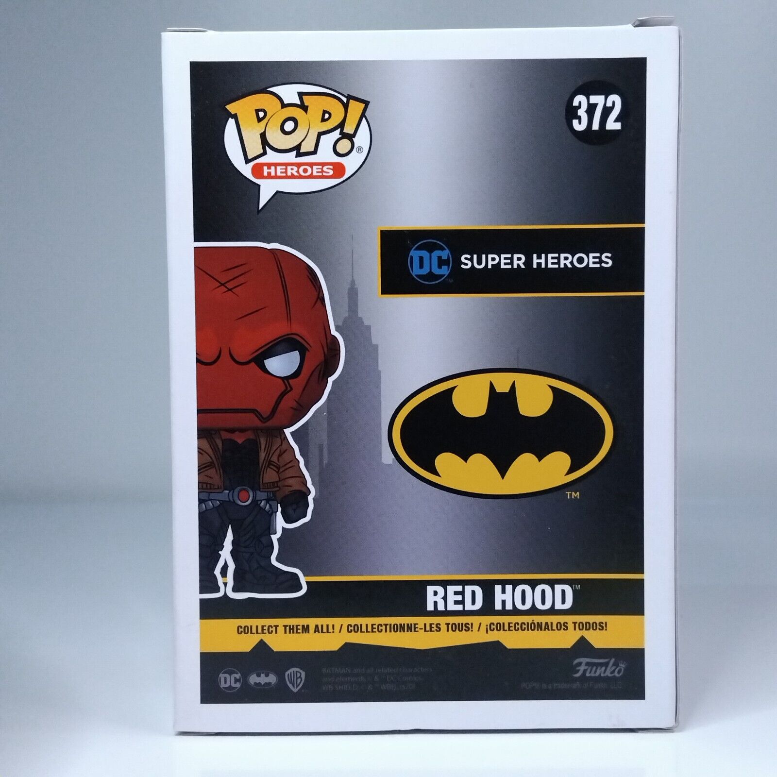 Funko Pop! DC Heroes Batman Red Hood Signed Curran Walters COA #372 WS