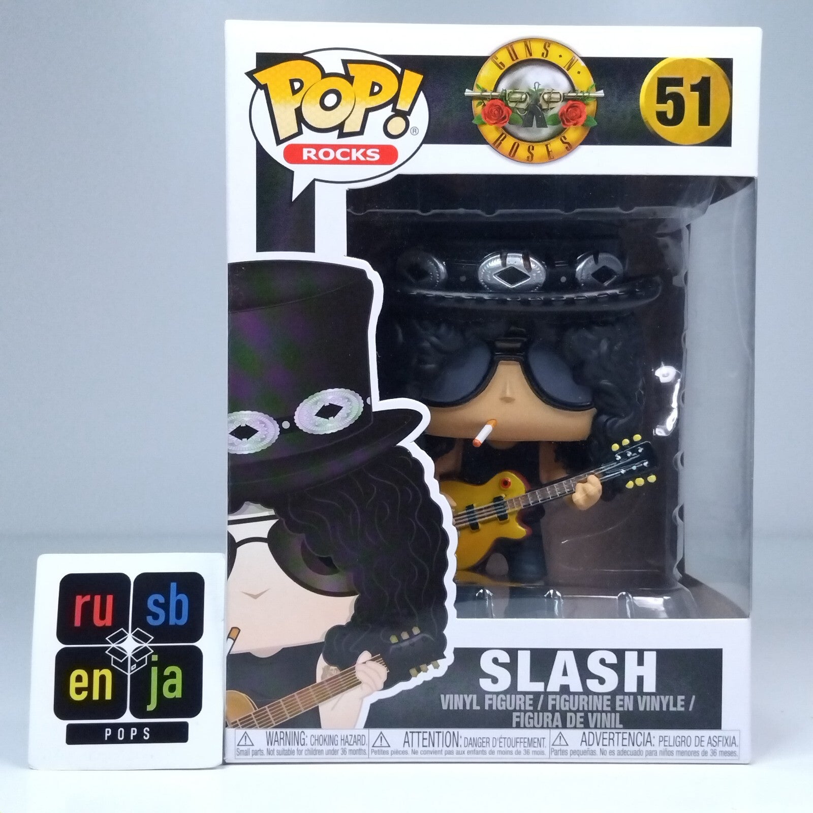 Funko Pop! Rocks Music Guns N Roses Slash #51