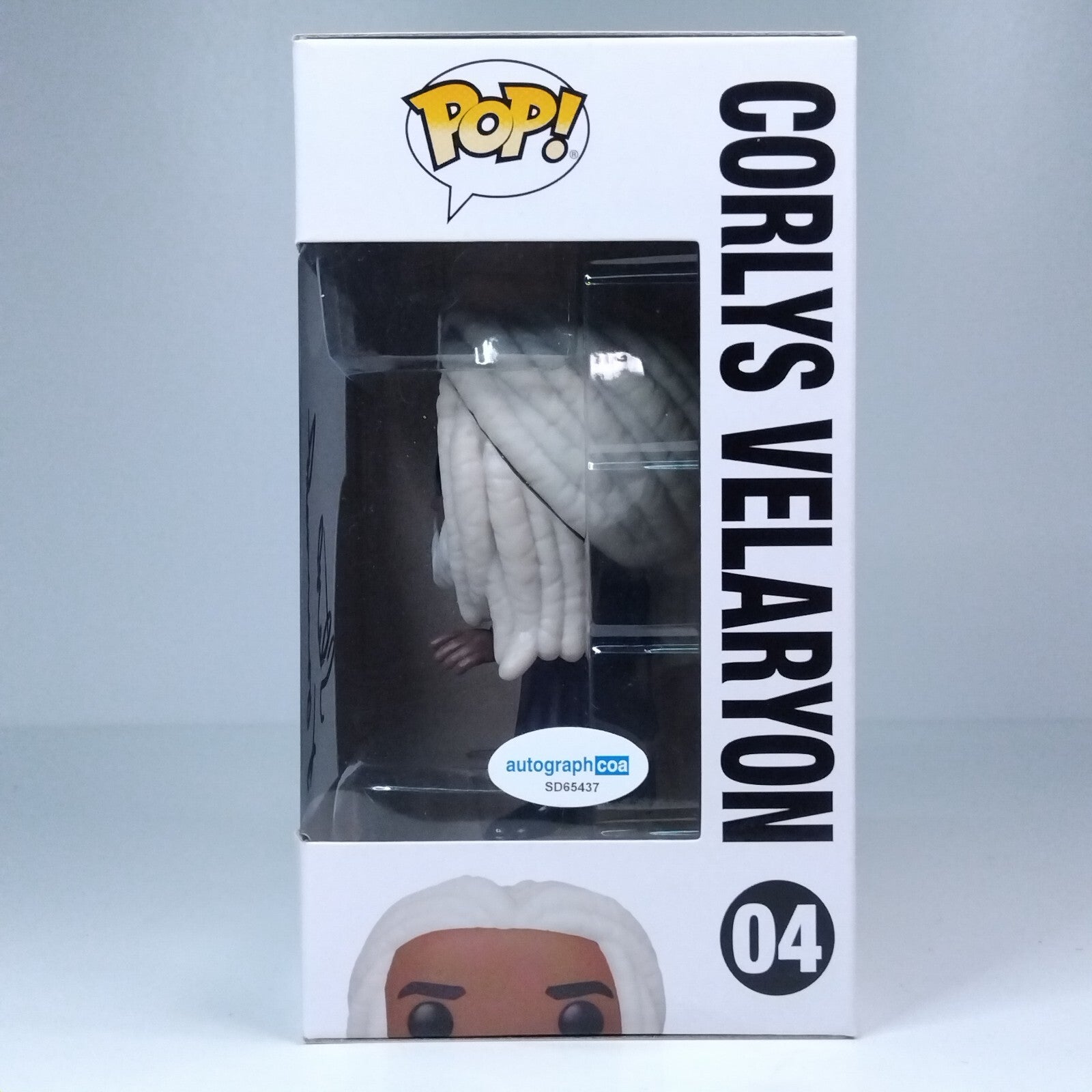 Funko Pop! TV House of Dragon Corlys Velaryon Signed Steve Toussaint #04 WS