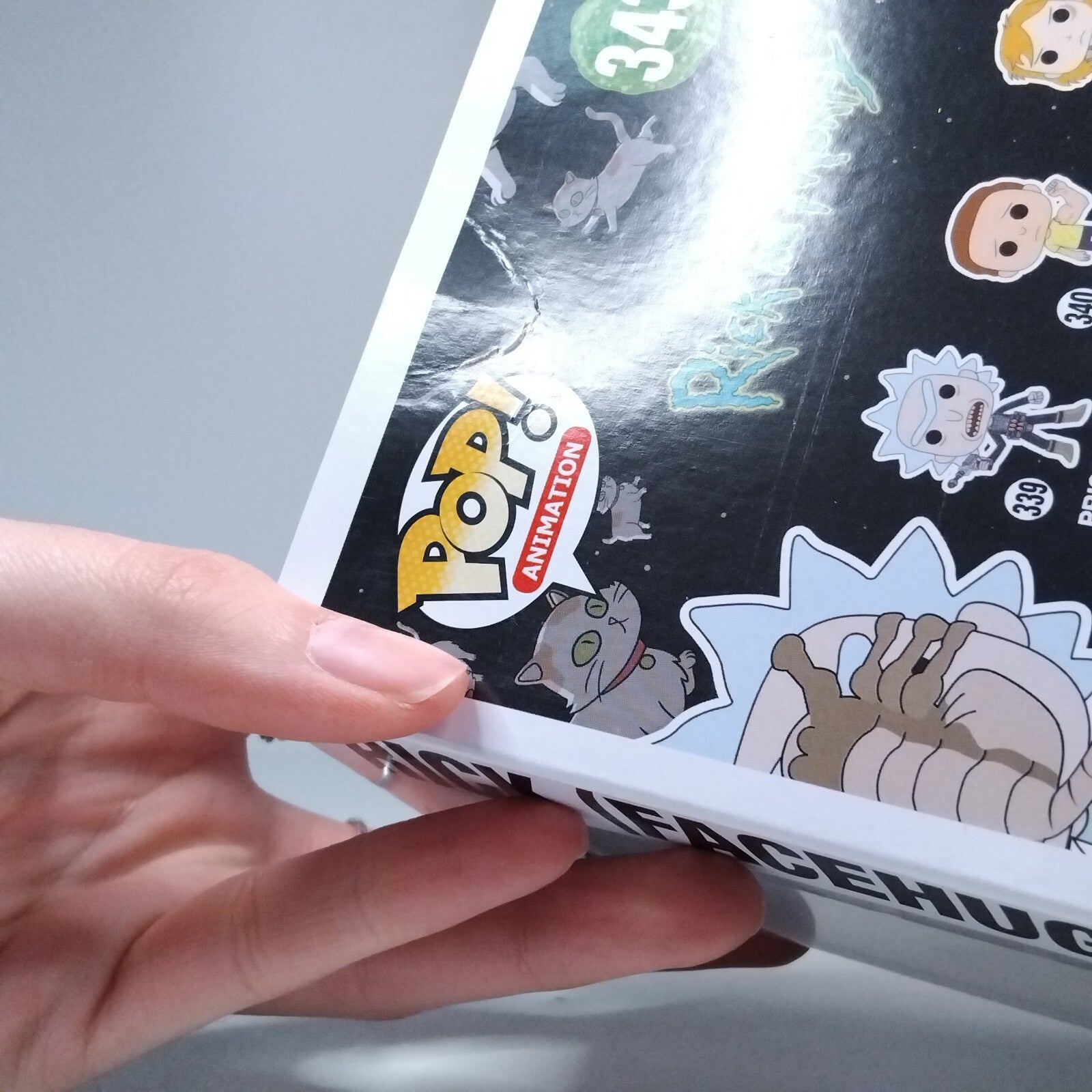 Funko Pop! Animation Rick and Morty - Rick Facehugger Gamestop Exclusive #343