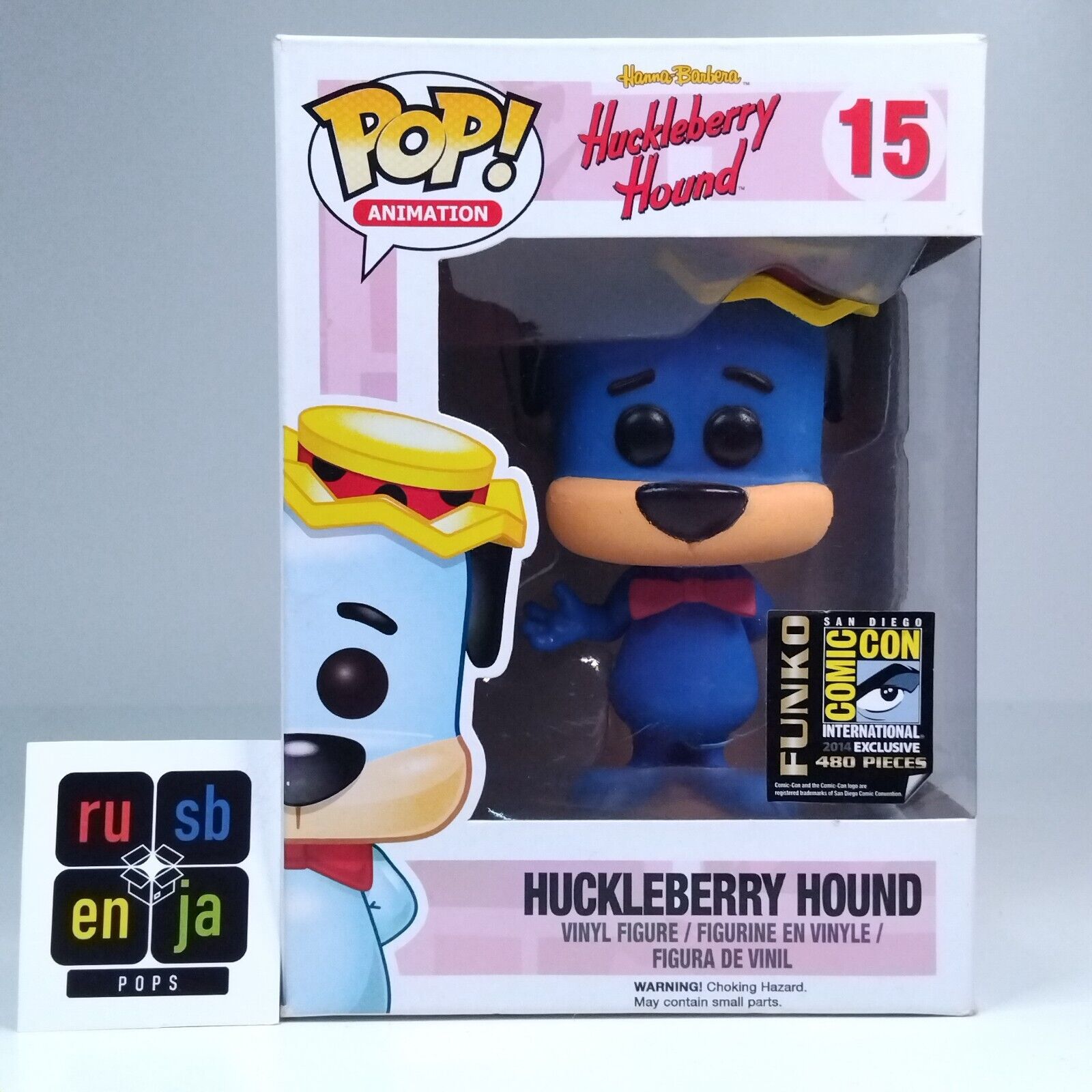 Funko Pop! Animation Huckleberry Hound Blue SDCC 480 Pcs #15 BOX DAMAGE