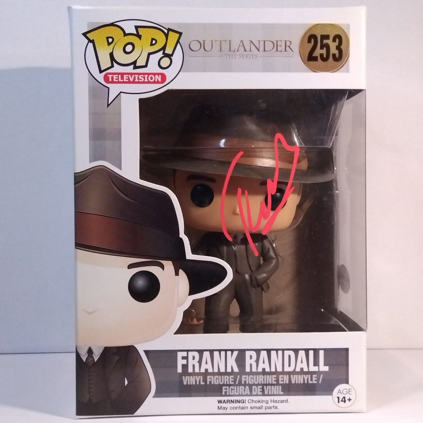 Funko Pop! TV Outlander Frank Randall Signed Tobias Menzies #253 WS