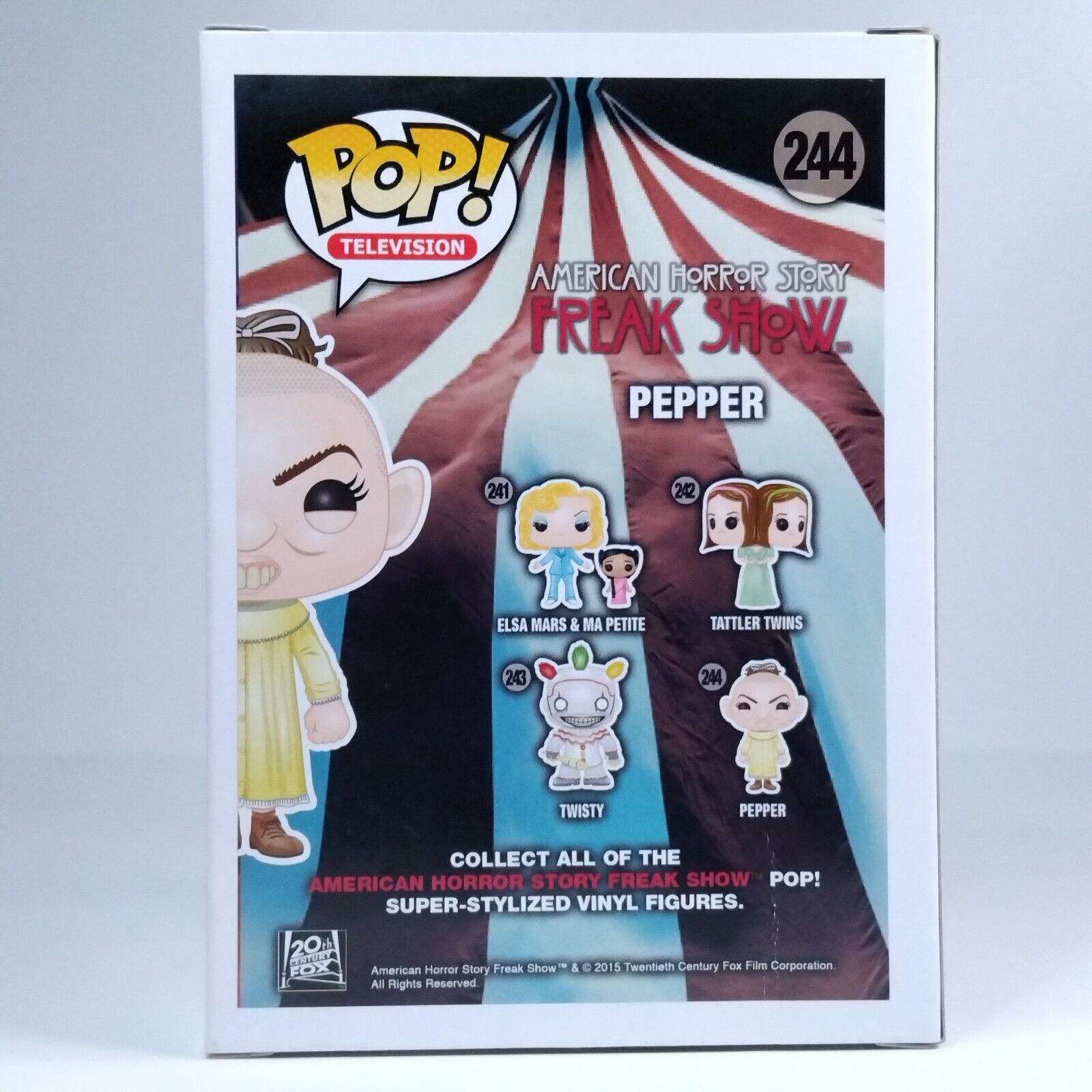 Funko Pop! TV American Horror Story Pepper Signed Naomi Grossman FADED BOX #244