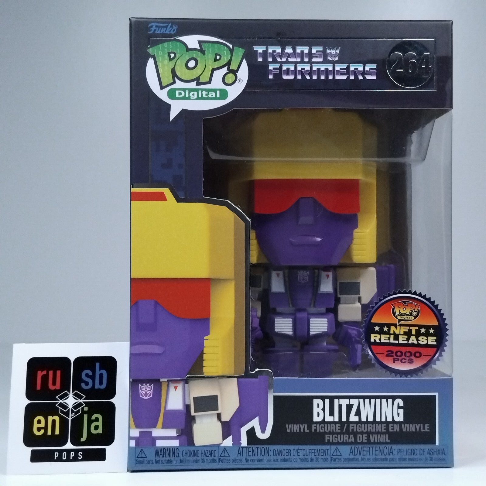 Funko Pop! Digital Retro Toys Transformers Blitzwing 2,000 Pcs #264