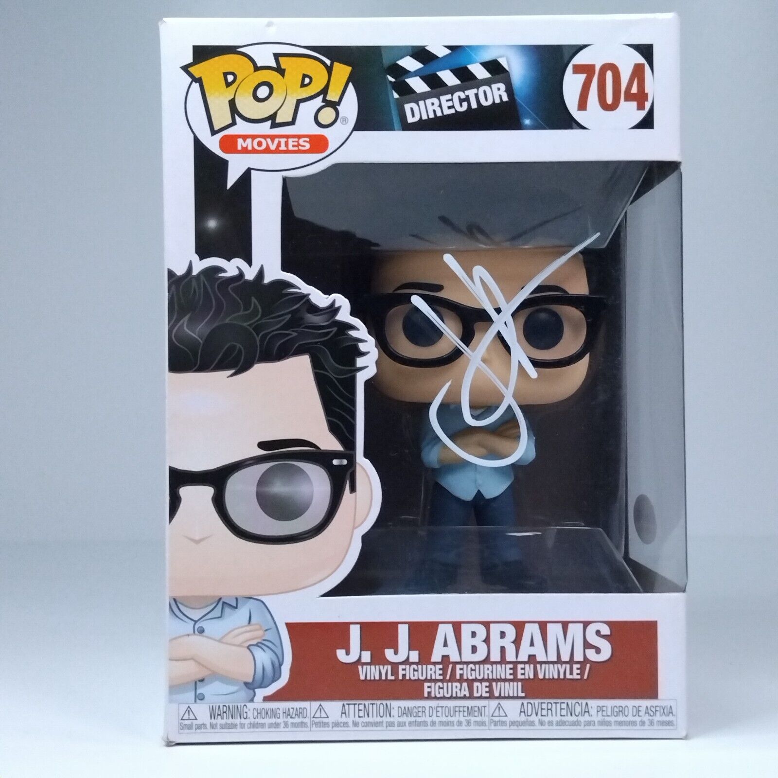 Funko Pop! Movies Directors J. J. Abrams Signed COA #704 WS