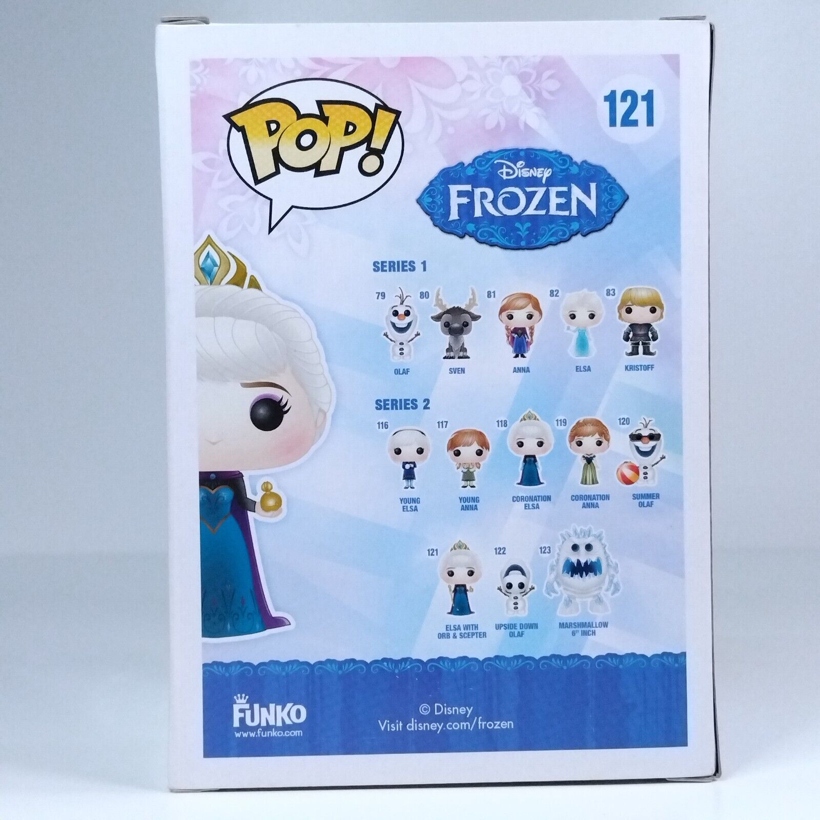 Funko Pop! Disney Frozen Coronation Elsa with Orb & Scepter #121