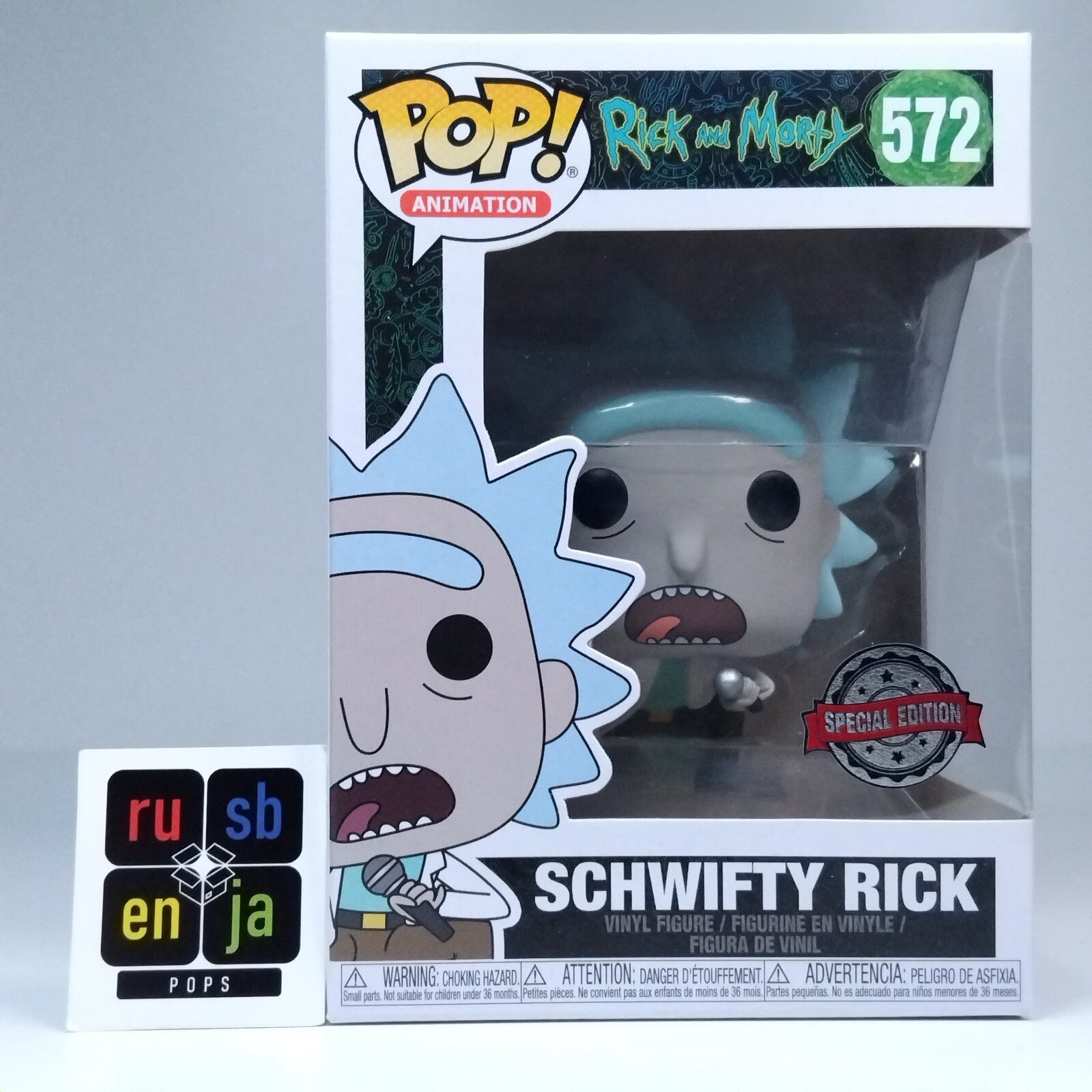 Funko Pop! Animation Rick and Morty - Schwifty Rick Special Edition #572
