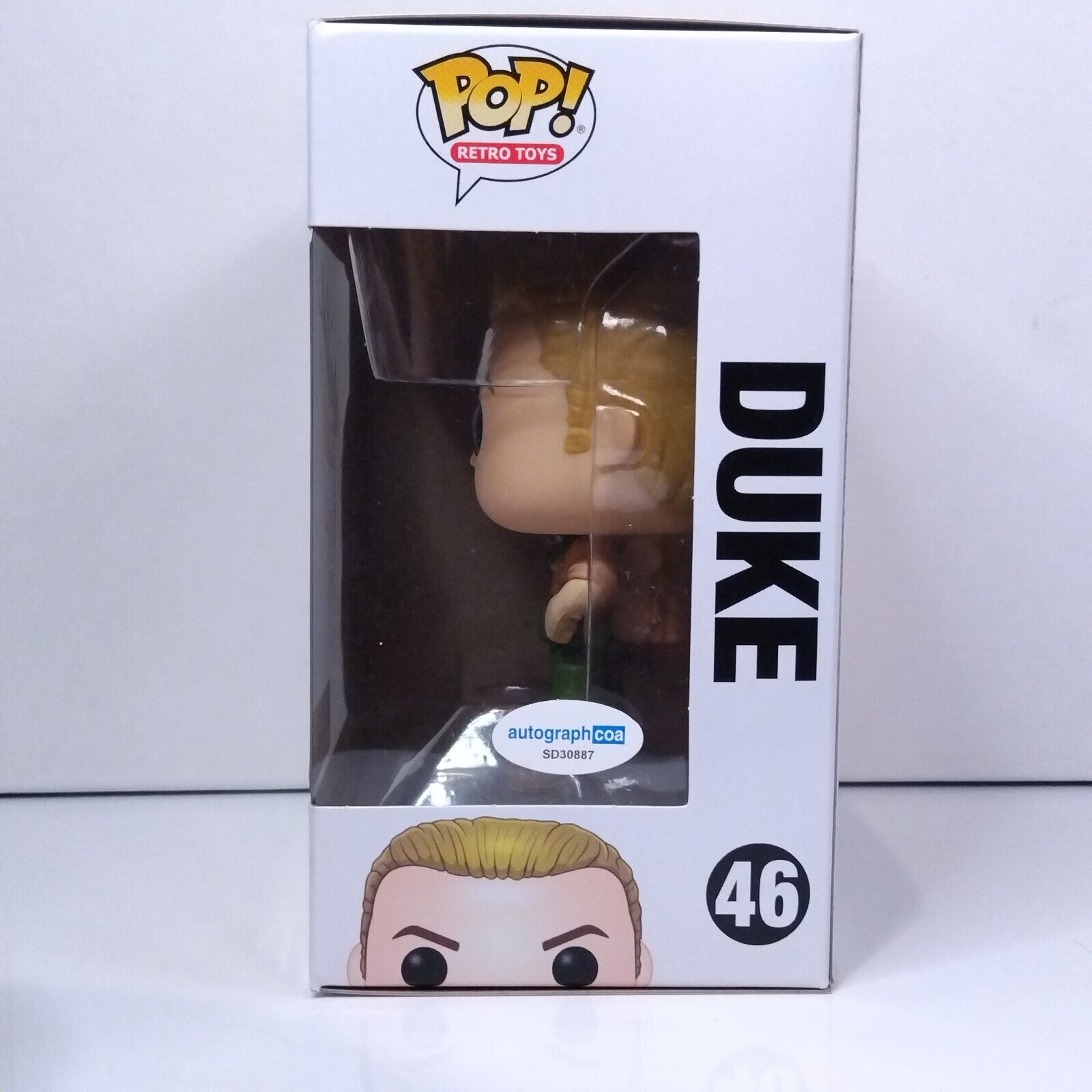 Funko Pop! Retro Toys GI Joe Duke Signed Michael Bell COA #46 WS