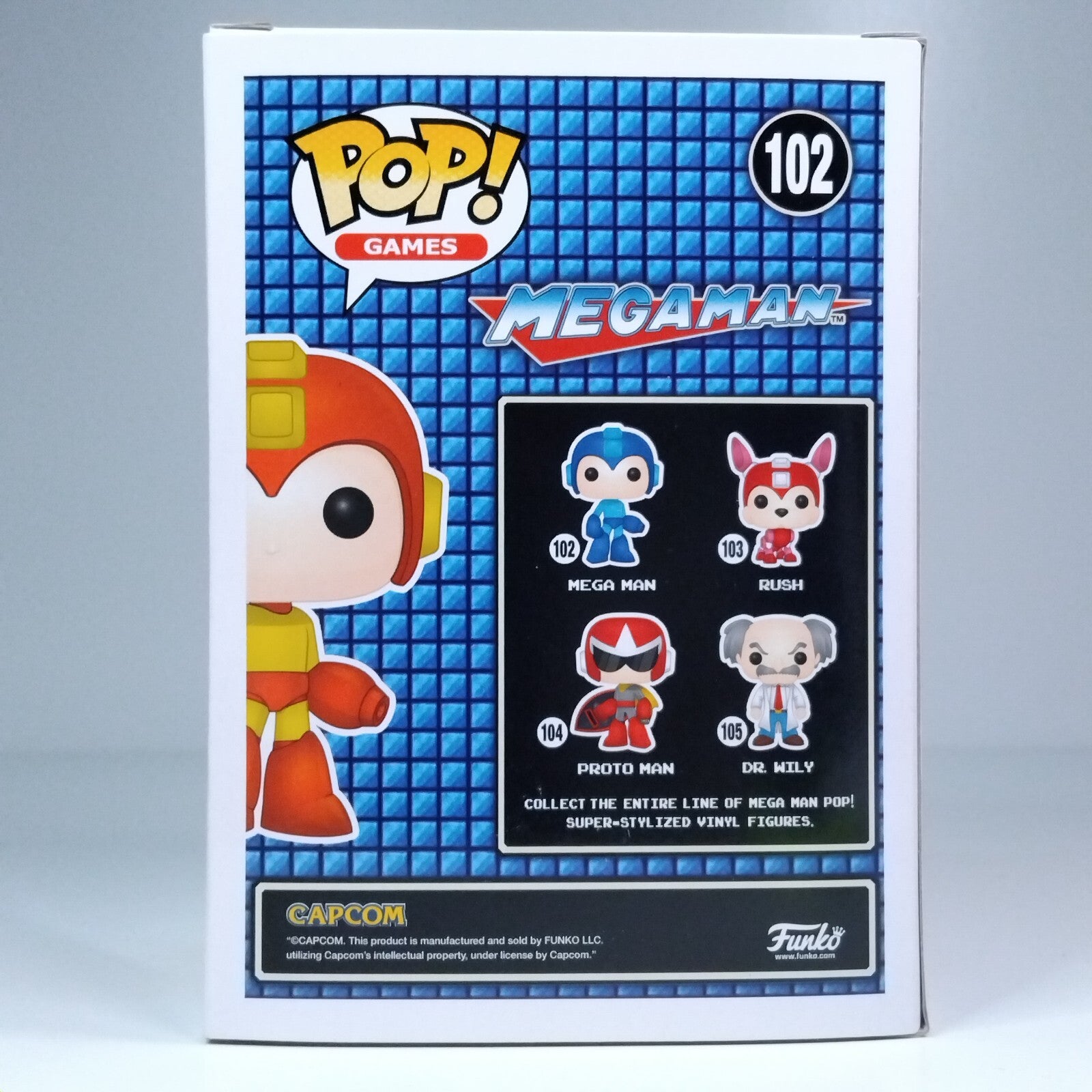 Funko Pop! Games Megaman Mega Man Red Fire Storm Gamestop Exclusive #102
