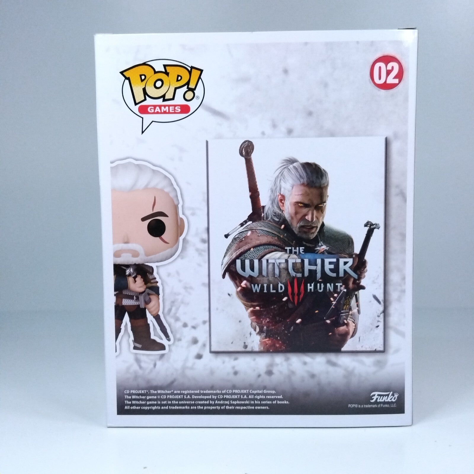 Funko Pop! Games Covers Posters The Witcher Geralt Special Edition #02