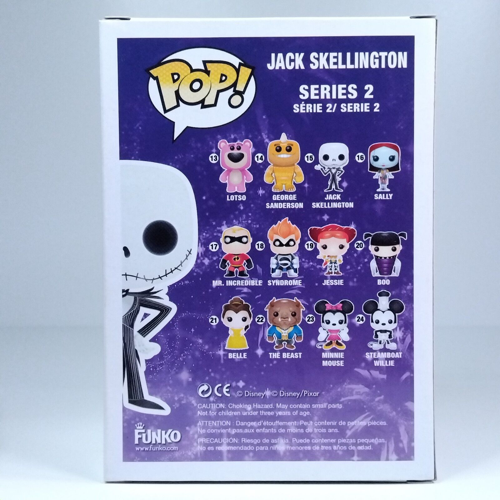 Funko Pop! Disney Nightmare Before Christmas Jack Skellington Glows 504 Pcs #15