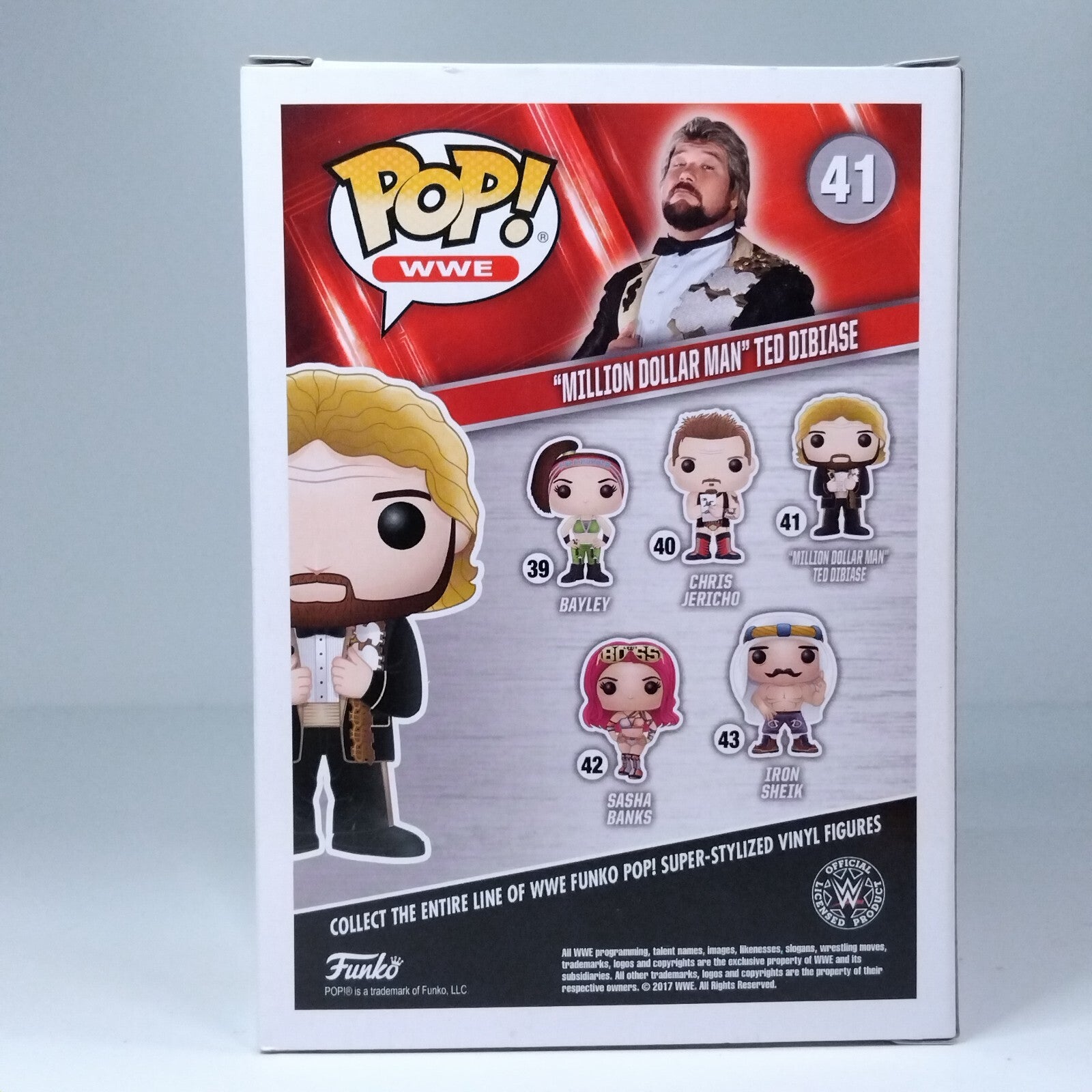 Funko Pop! WWE Million Dollar Man Ted Dibiase White Outfit Chase Edition #41