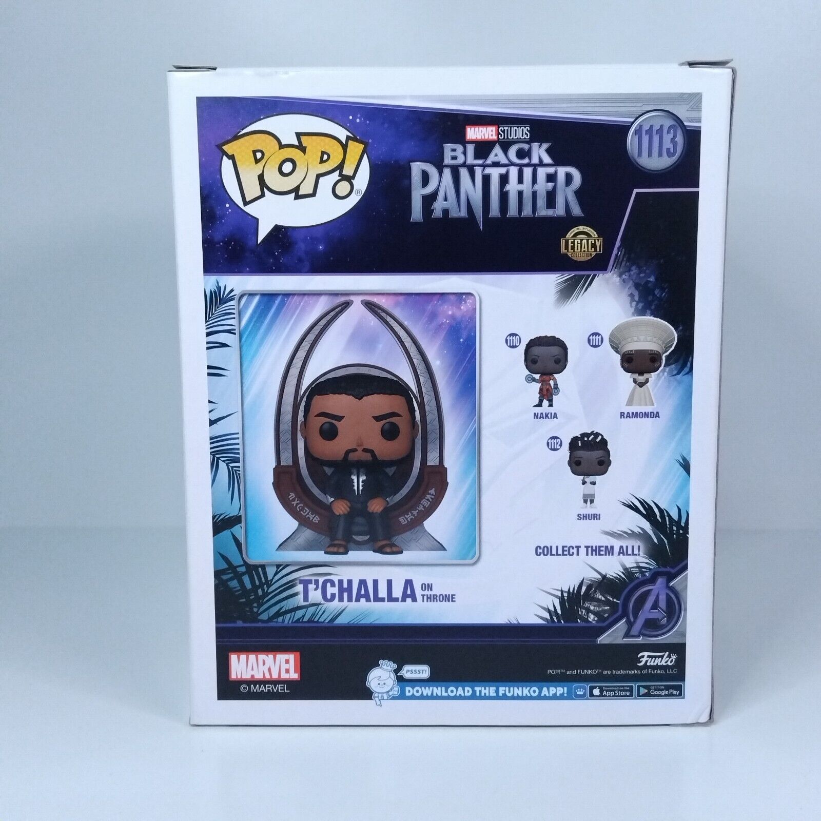 Funko Pop! Marvel Black Panther 6" Inch T'Challa on Throne Special Edition #1113