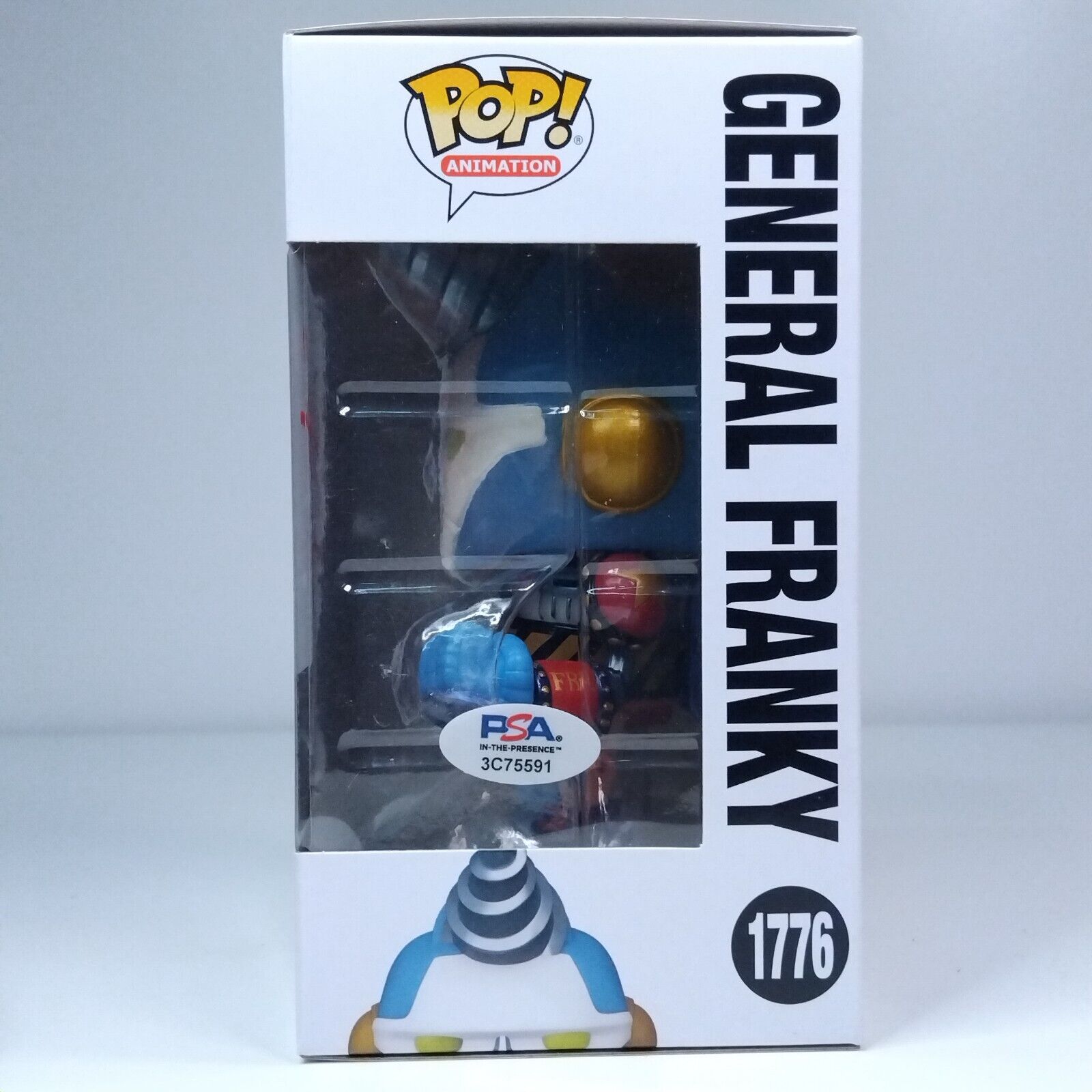 Funko Pop! Anime One Piece General Franky Chase Signed Patrick Seitz COA #1776