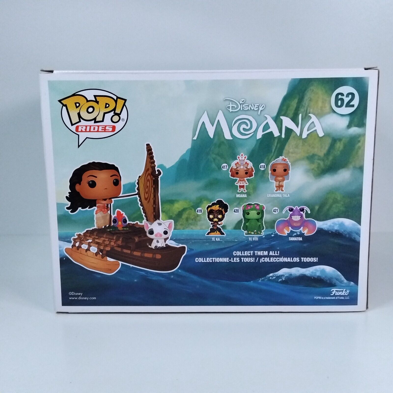 Funko Pop! Disney Rides Moana & Pua on Boat Limited Edition #62