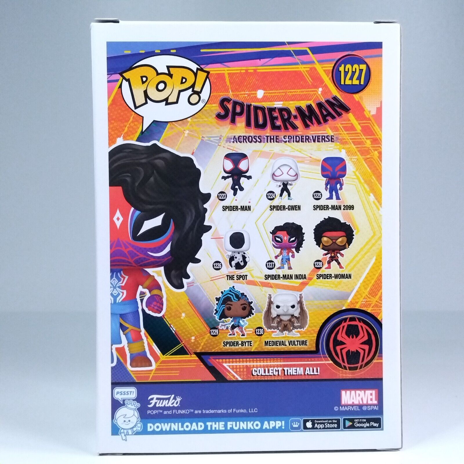 Funko Pop! Marvel Spider-Man India Signed Karan Soni COA #1227 WS