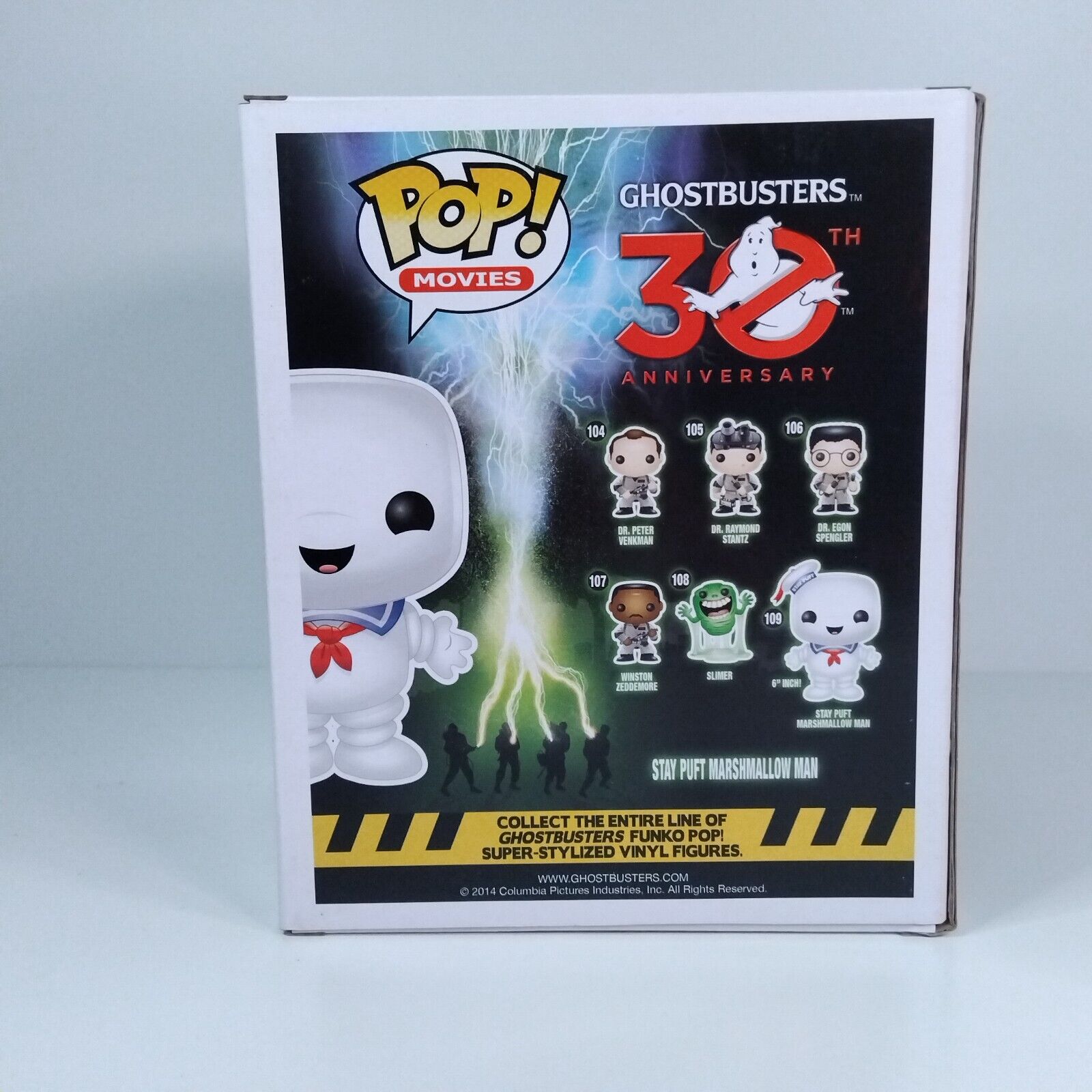 Funko Pop! Movies Ghostbusters Stay Puft Marshmallow Man SDCC Glows in Dark #109