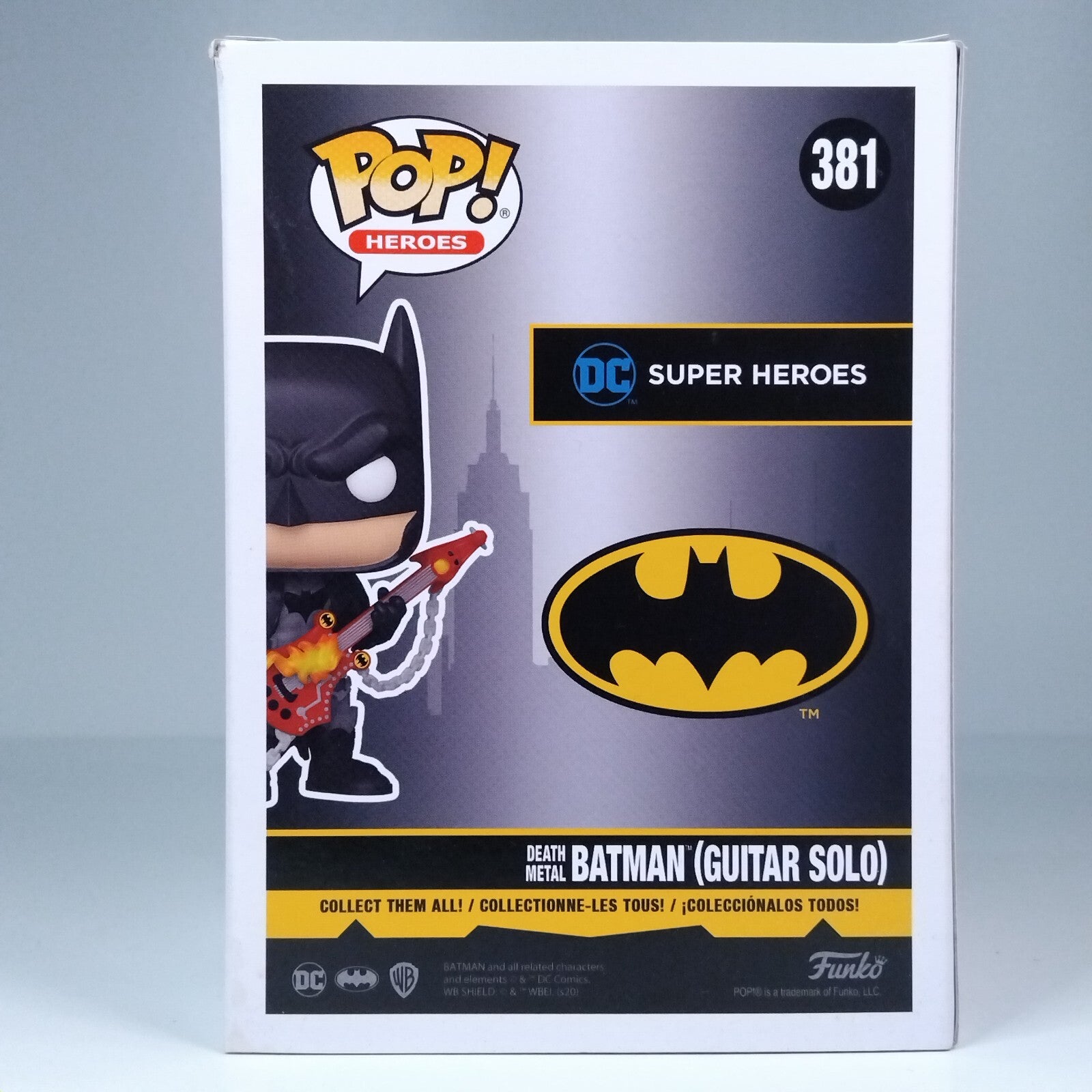 Funko Pop! DC Heroes Death Metal Batman Guitar Solo PC Previews Exclusive #381