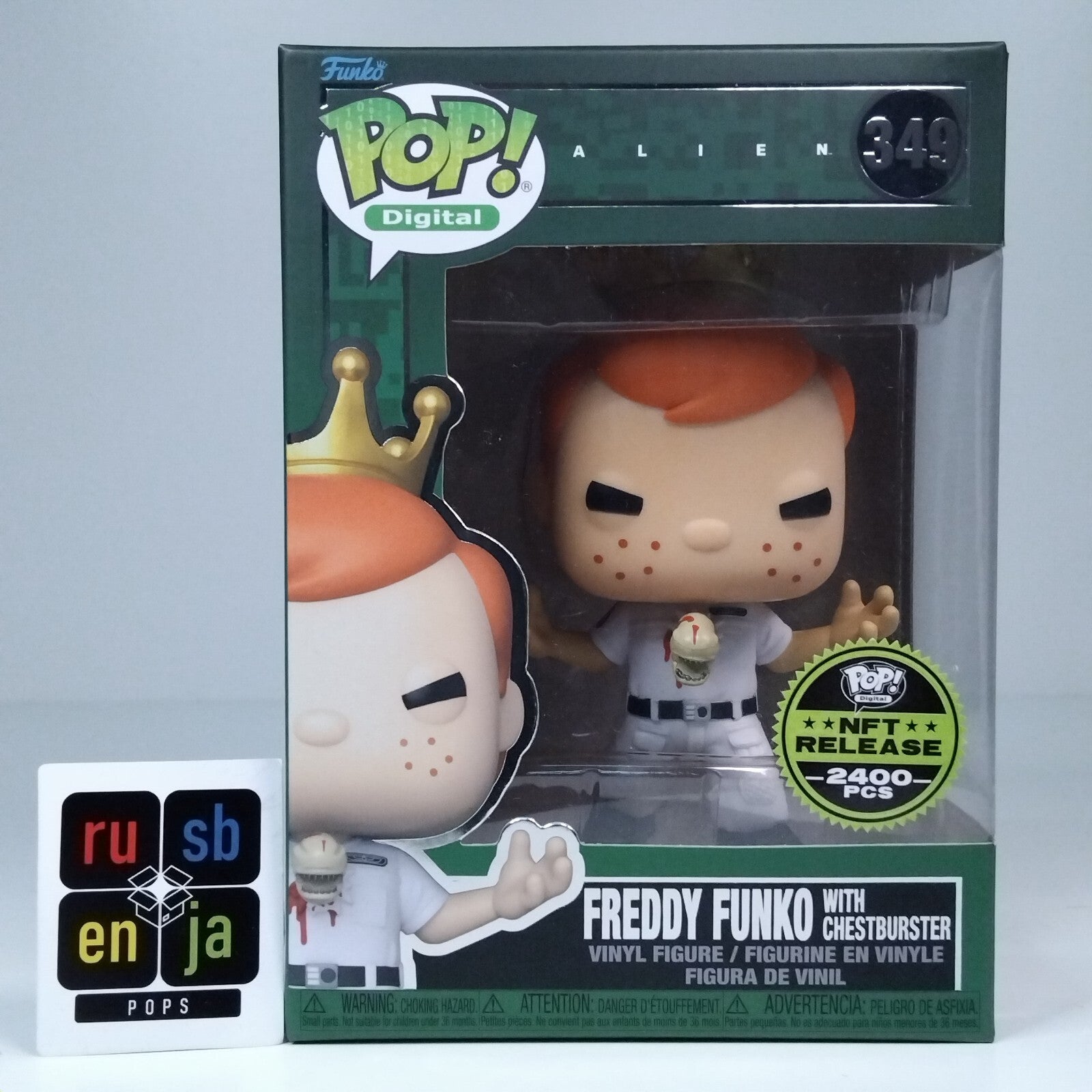 Funko Pop! Digital Movies Alien Freddy Funko with Chestbuster 2,400 Pcs #349