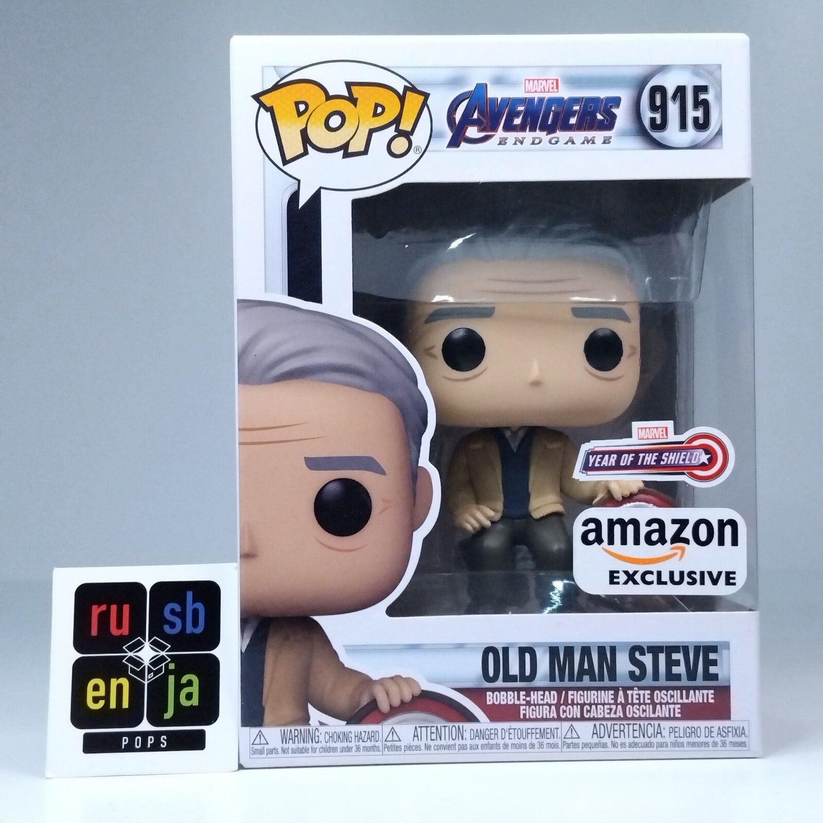Funko Pop! Marvel Avengers Endgame Captain America Old Man Steve #915