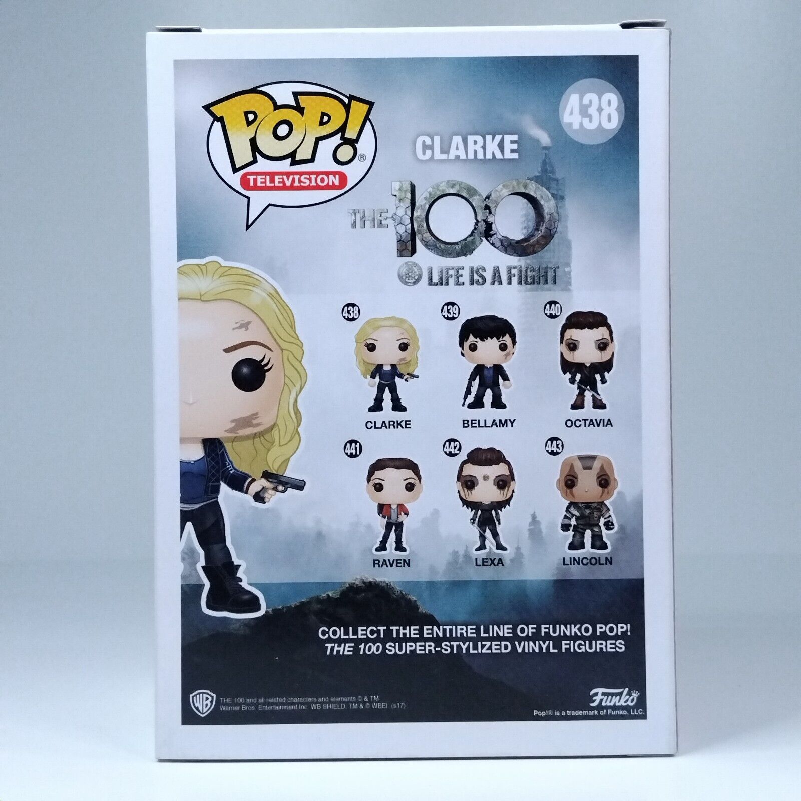 Funko Pop! TV The 100 Clarke Signed Eliza Taylor with C/Name & Quote COA #438 WS