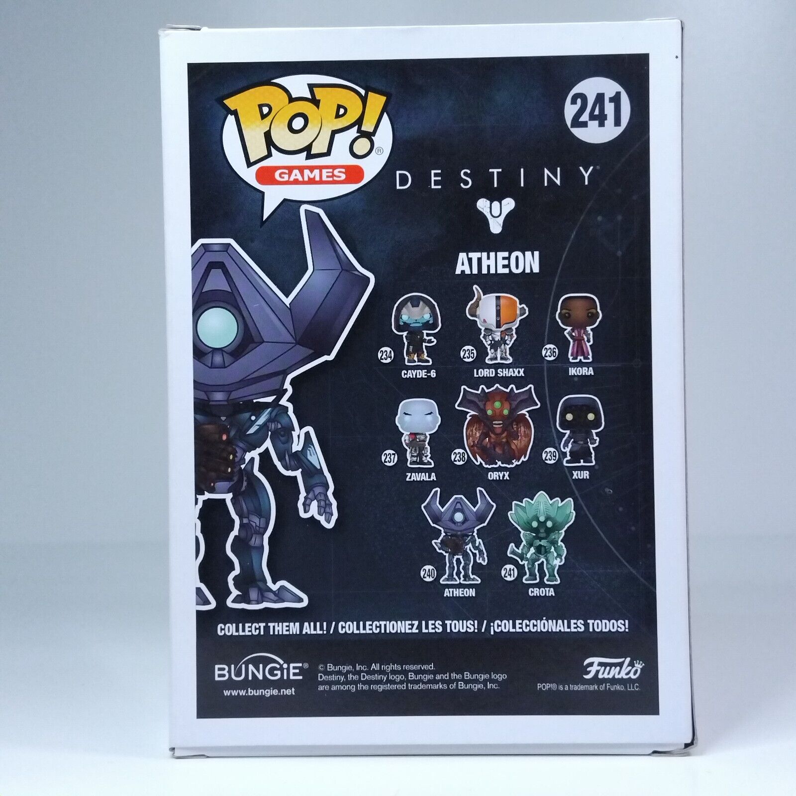 Funko Pop! Games Destiny Atheon Gamestop Exclusive #241