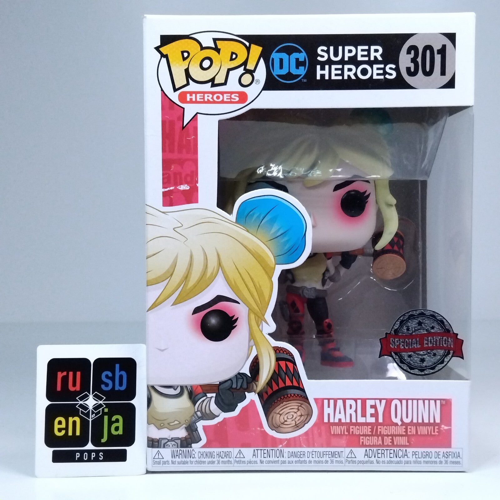 Funko Pop! DC Heroes Harley Quinn Special Edition #301
