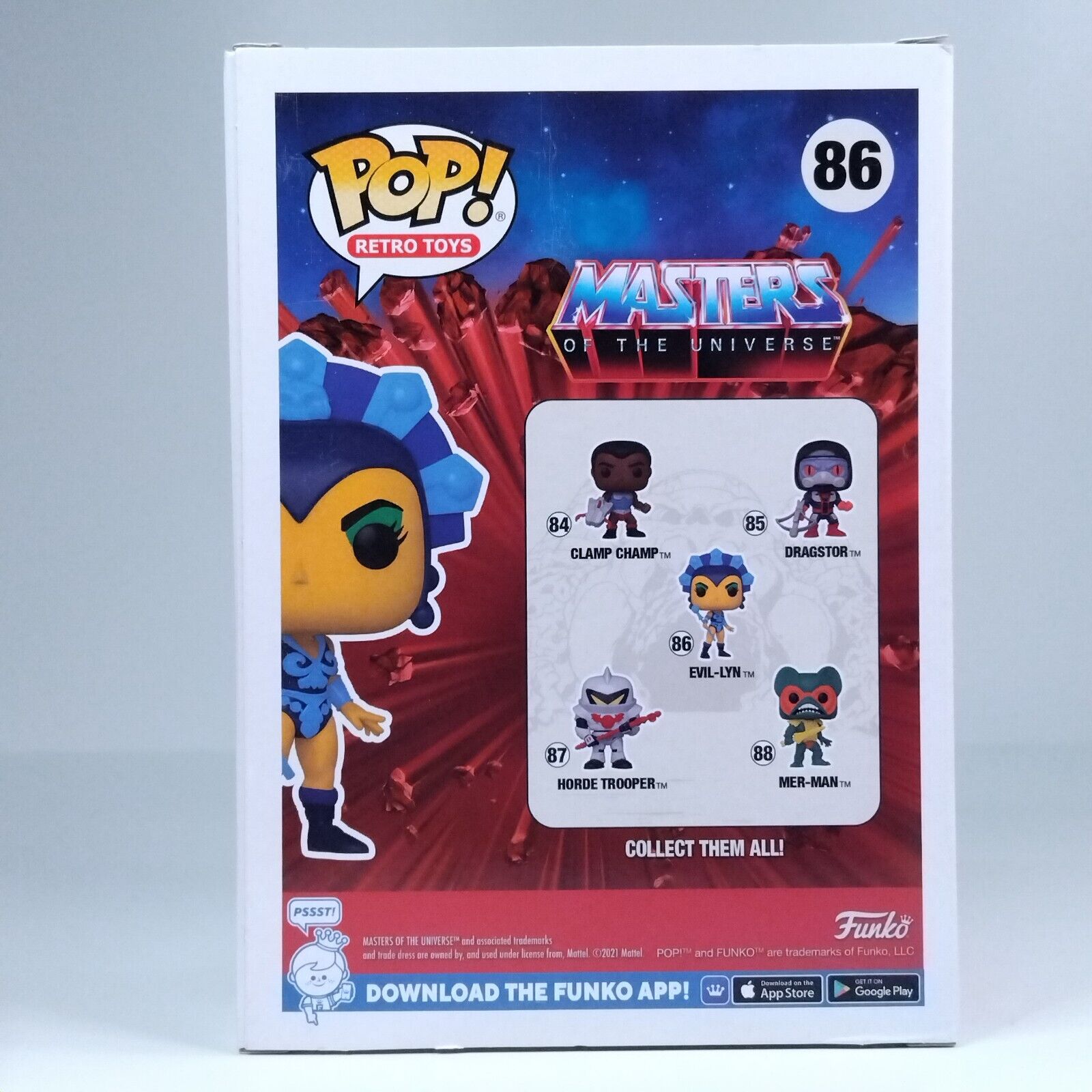 Funko Pop! Retro TV Masters if the Universe MOTU Evil-Lyn Glows Exclusive #86