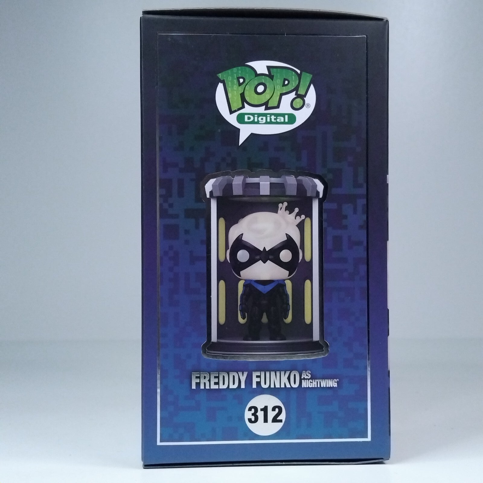 Funko Pop! Digital DC Heroes Batman Freddy Funko Nightwing Glows 2,400 Pcs #312