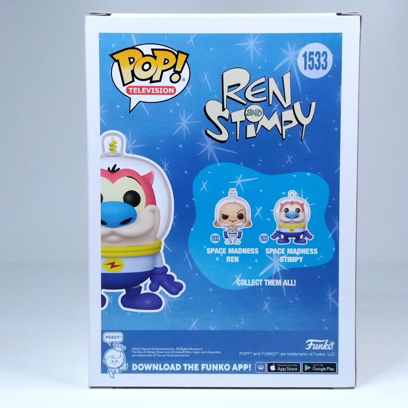 Funko Pop! TV Animation Ren and Stimpy - Space Madness Stimpy #1533