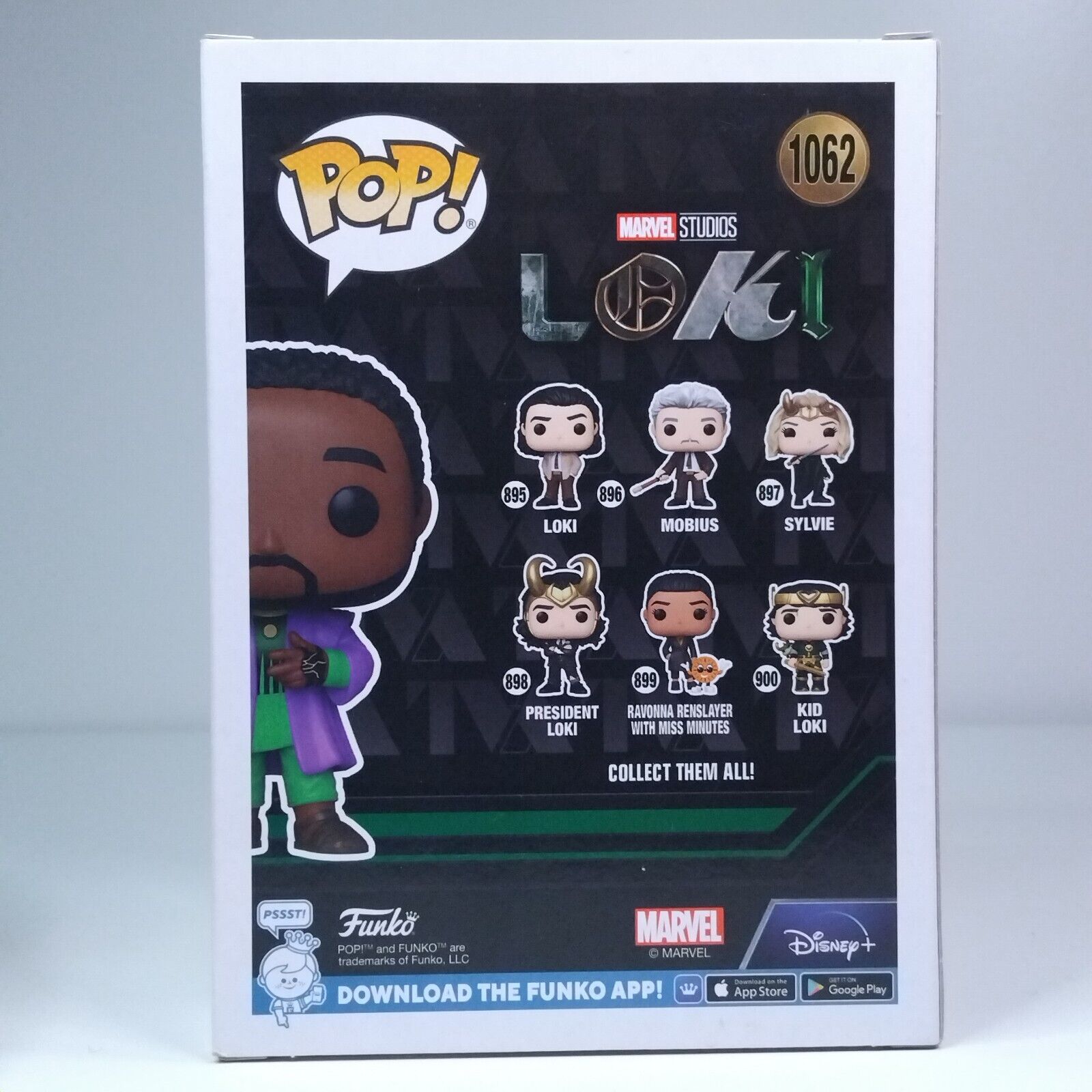 Funko Pop! Marvel Loki He Who Remains Signed Jonathan Majors COA #1062 WS