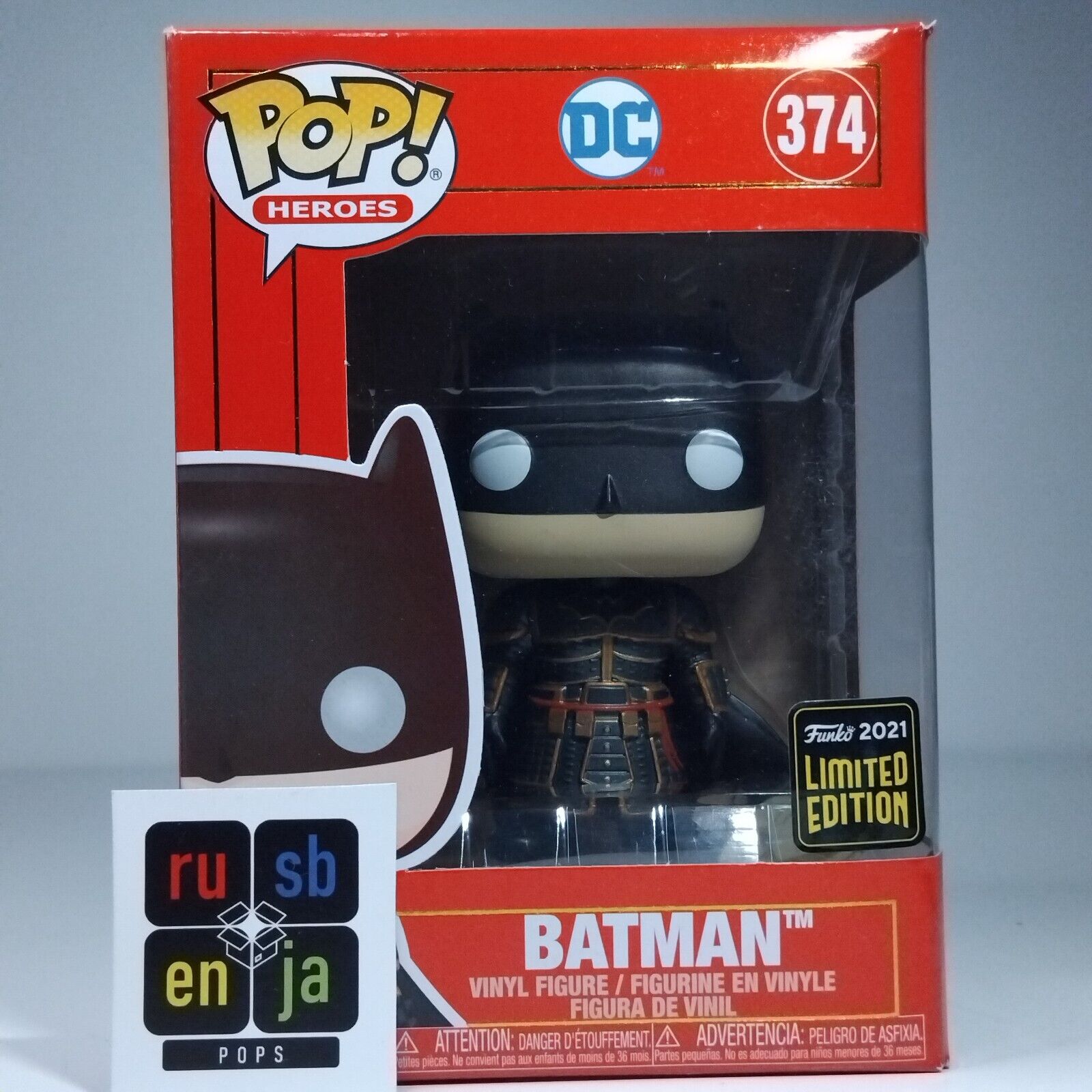 Funko Pop! DC Heroes Imperial Palace Metallic The Batman #374