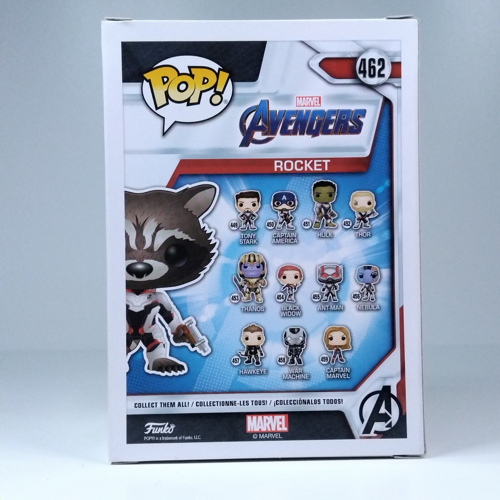 Funko Pop! Marvel Avengers Rocket Special Edition #462