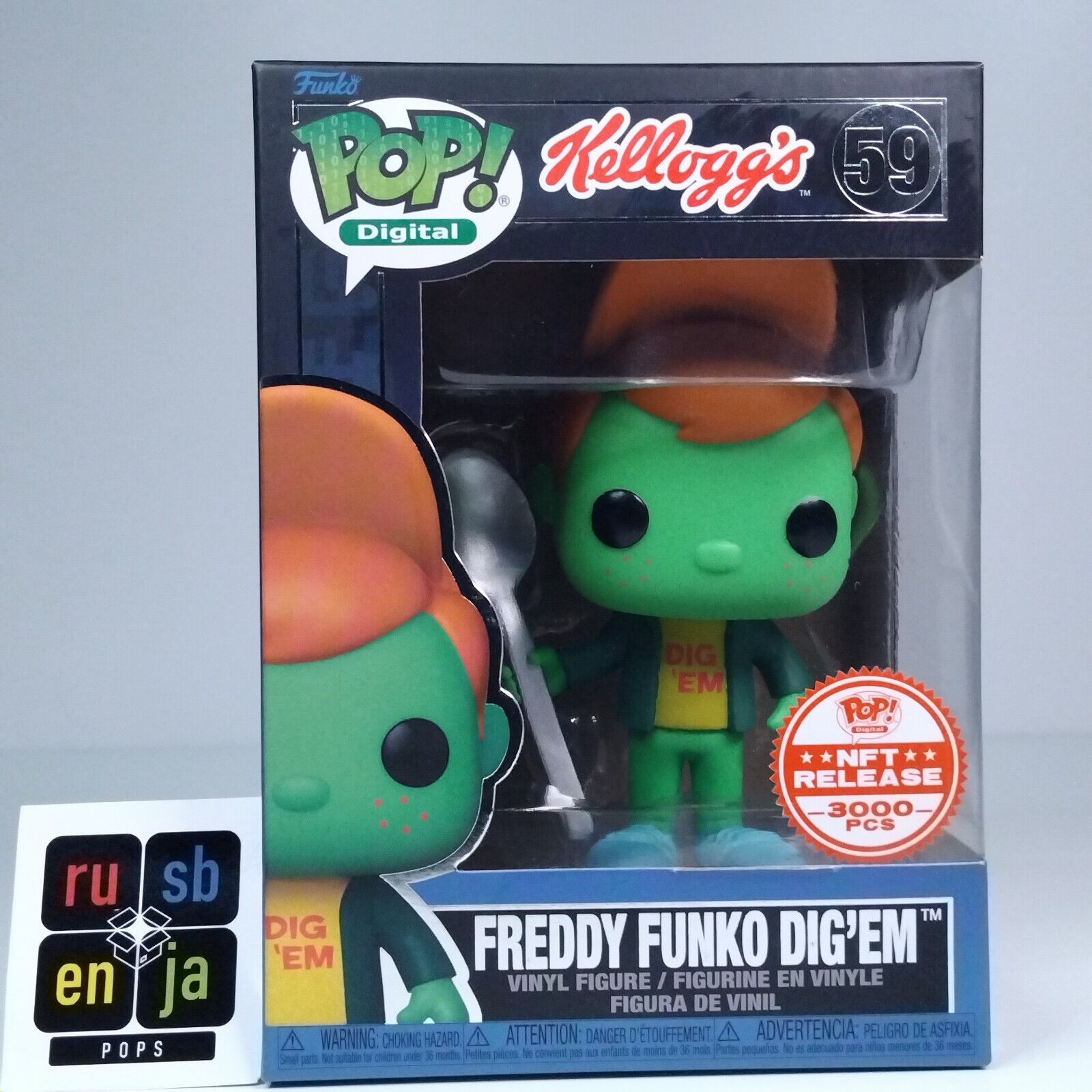 Funko Pop! Digital Ad Icons Kellogg's Freddy Funko Dig'em 3,000 Pcs #59