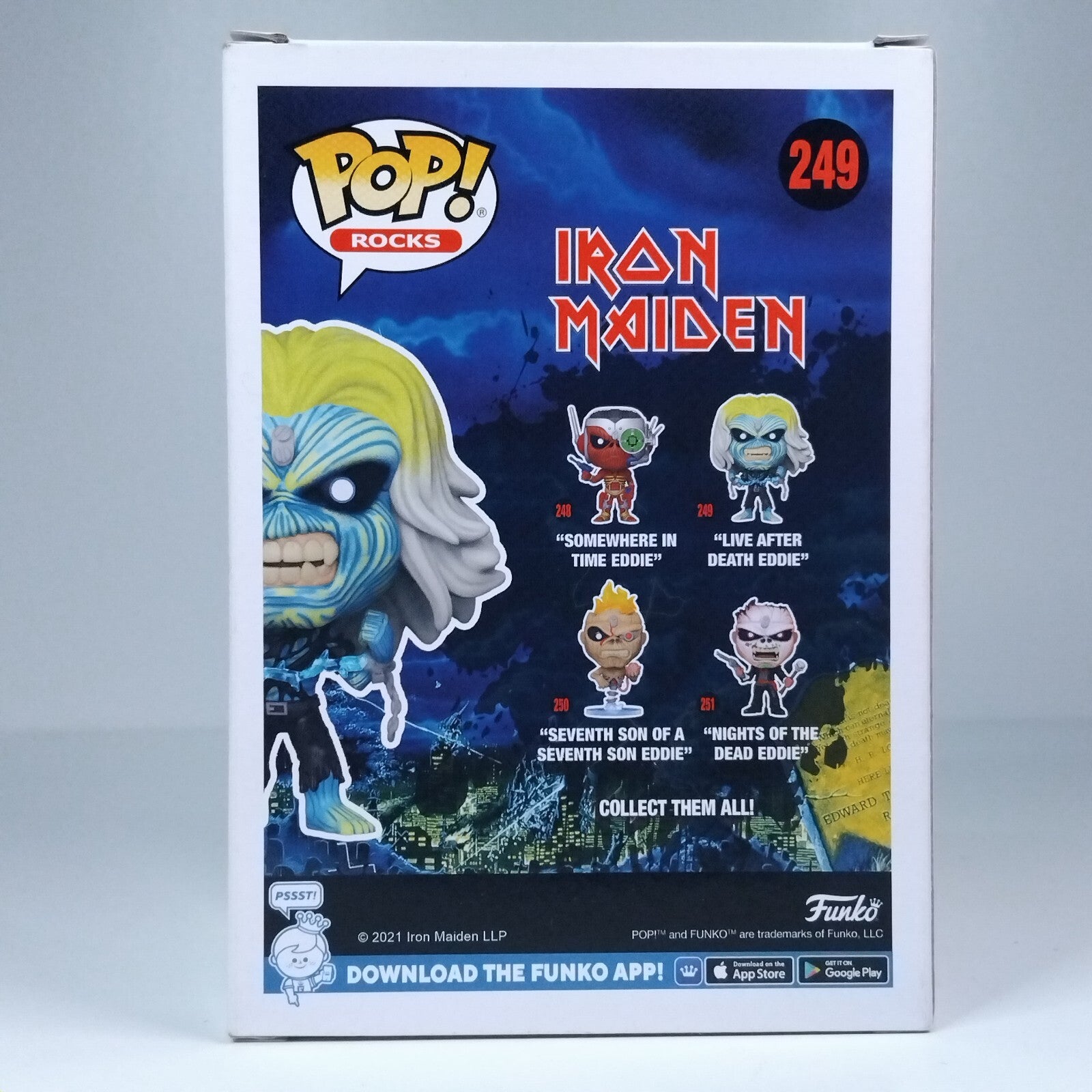 Funko Pop! Rocks Music Iron Maiden Live After Death Eddie #249