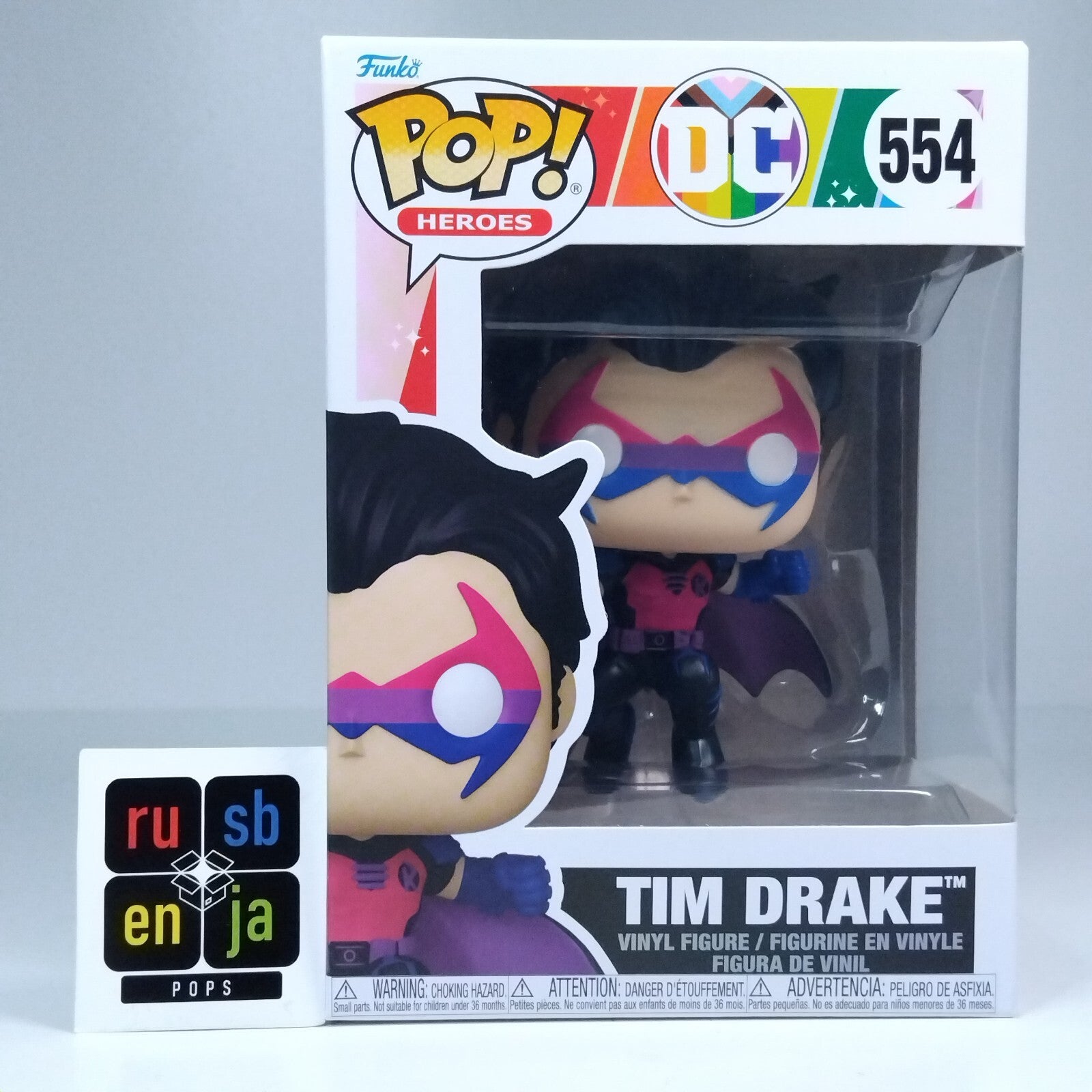 Funko Pop! DC Heroes Rainbow Pride Tim Drake #554